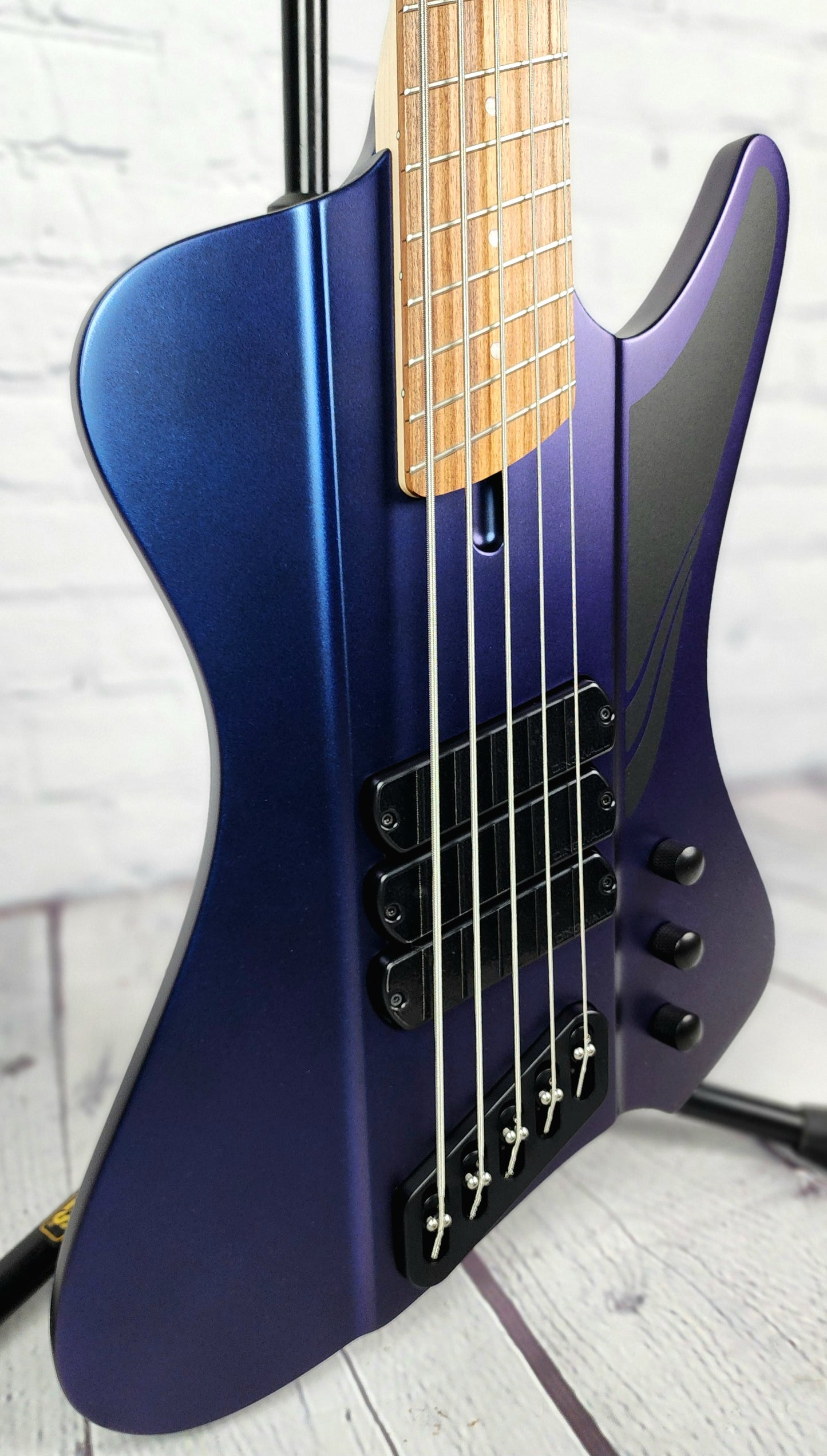 Dingwall D-Roc Standard 5 String Bass Guitar Matte Blue To Purple Color Shift