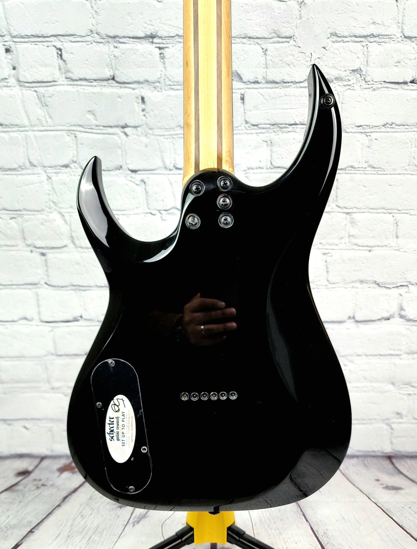 Schecter Sunset 6 Triad 6 String Electric Guitar Gloss Black