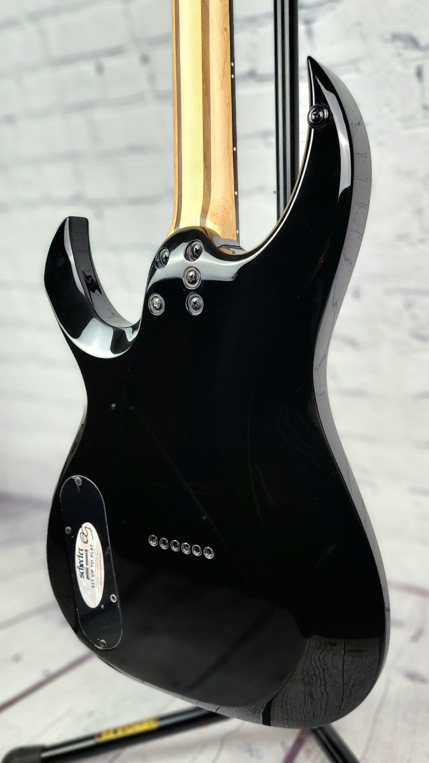 Schecter Sunset 6 Triad 6 String Electric Guitar Gloss Black