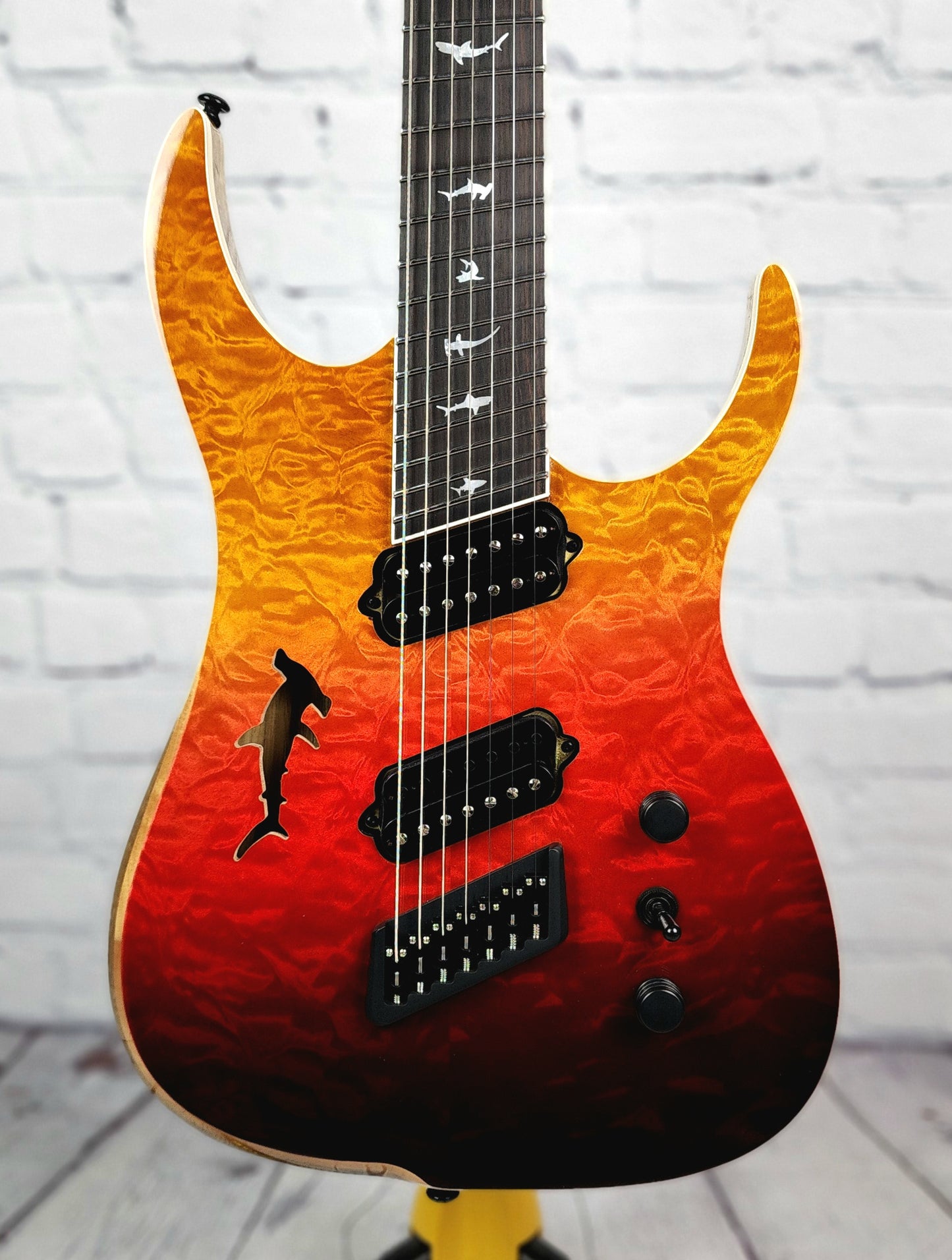 Ormsby Guitars Hype GTR 7 Shark Limited Electric Guitar Sunset