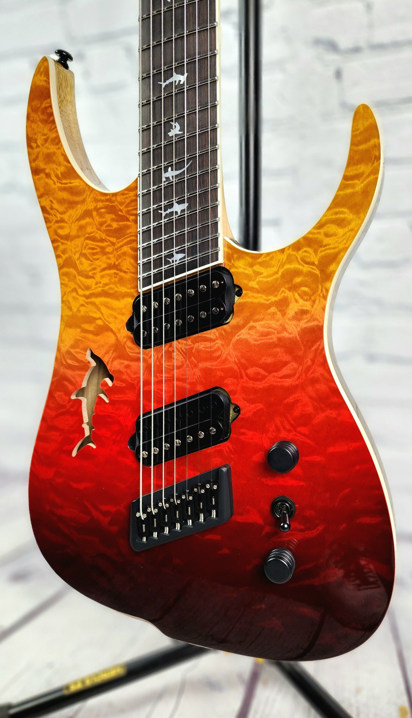 Ormsby Guitars Hype GTR 7 Shark Limited Electric Guitar Sunset