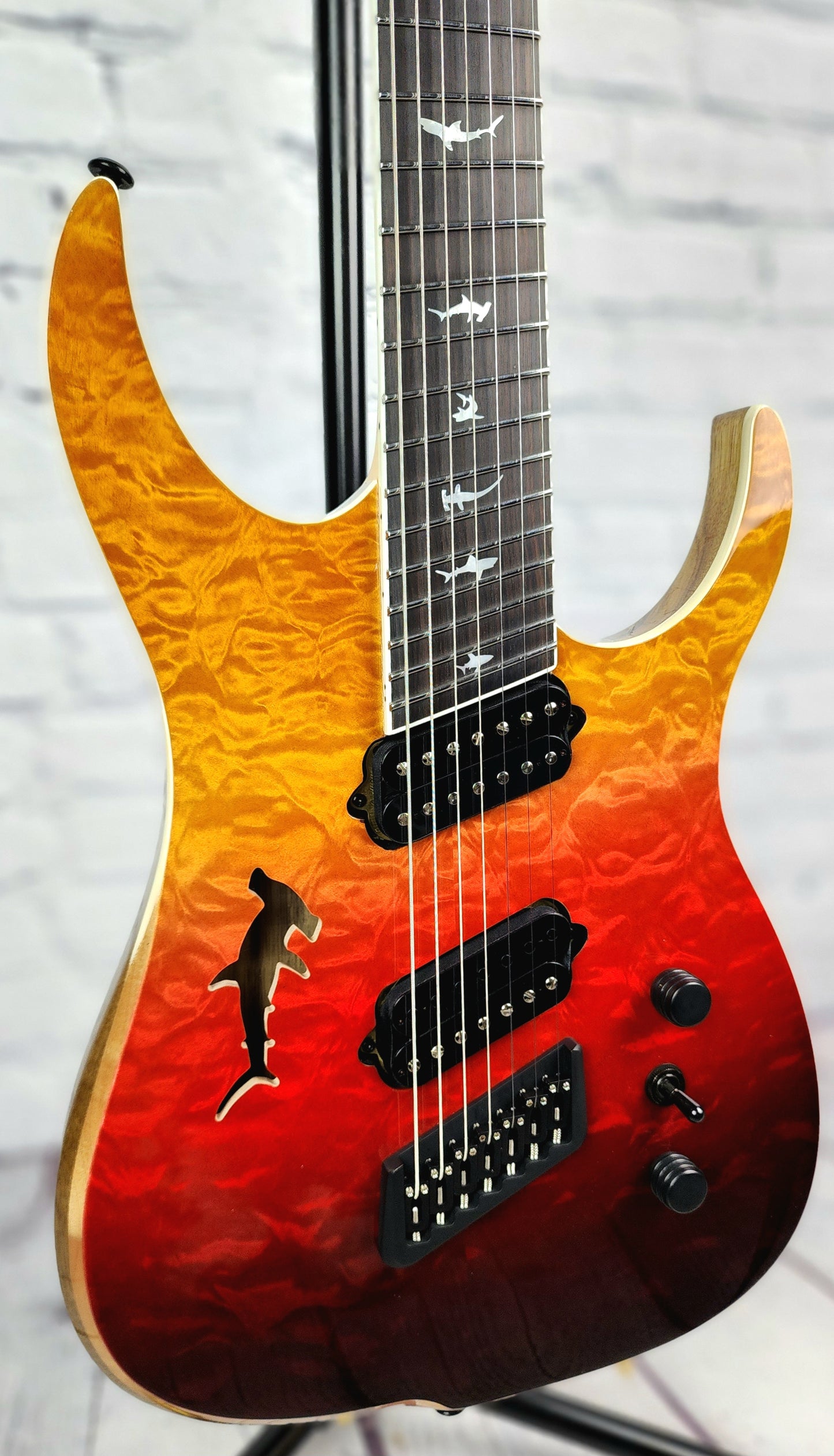 Ormsby Guitars Hype GTR 7 Shark Limited Electric Guitar Sunset