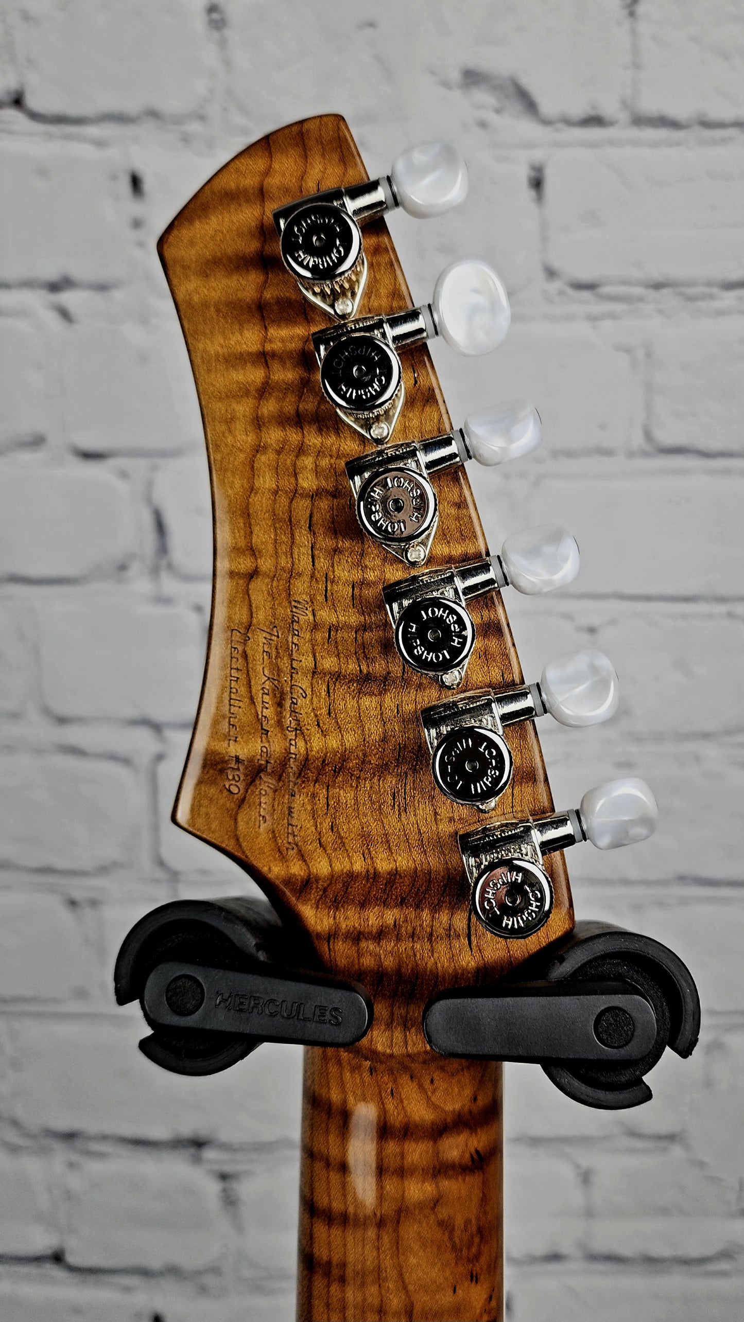 Kauer Guitars Electroliner HSS 6 String Electric Guitar Shell Pink