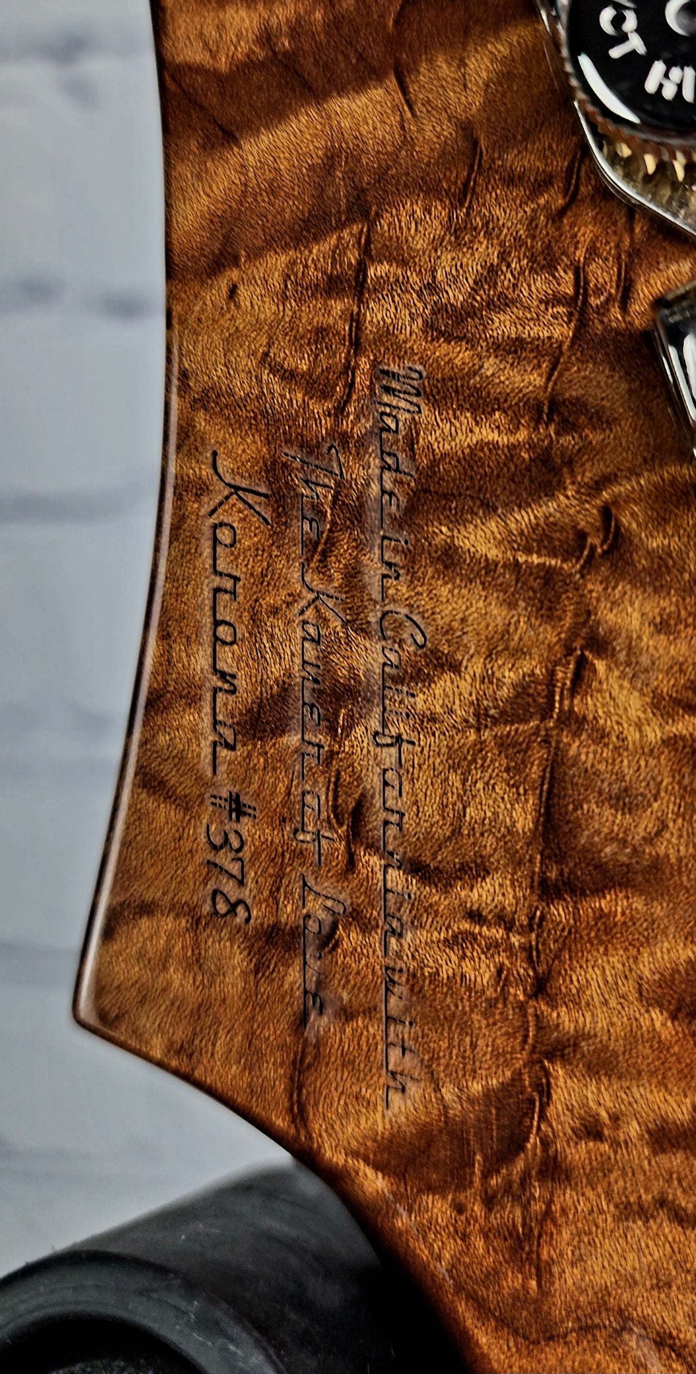 Kauer Guitars Korona 6 String Electric Guitar Firemist Black Lollar Imperials