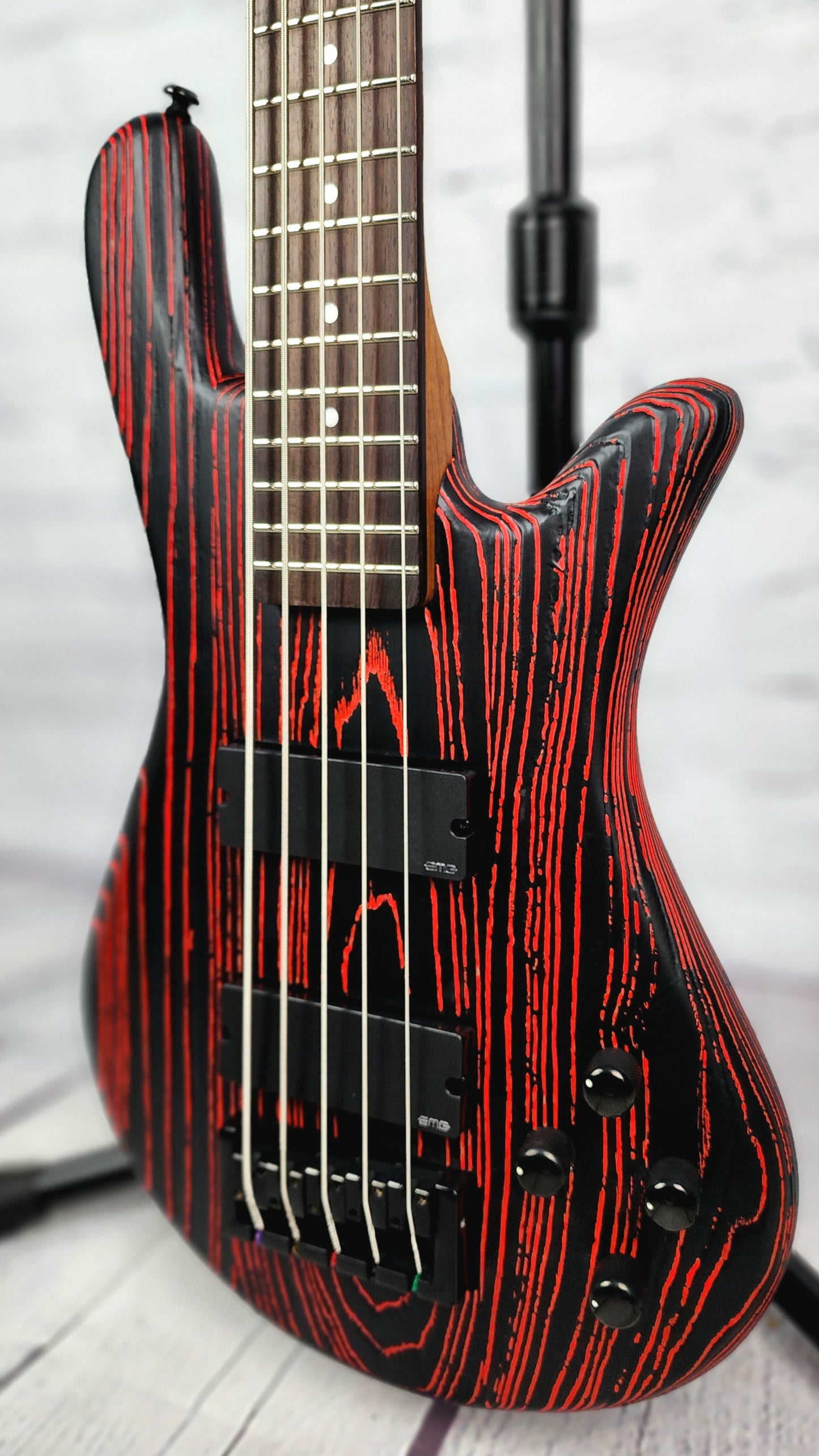 Spector NS Pulse 5 String Bass Cinder Red