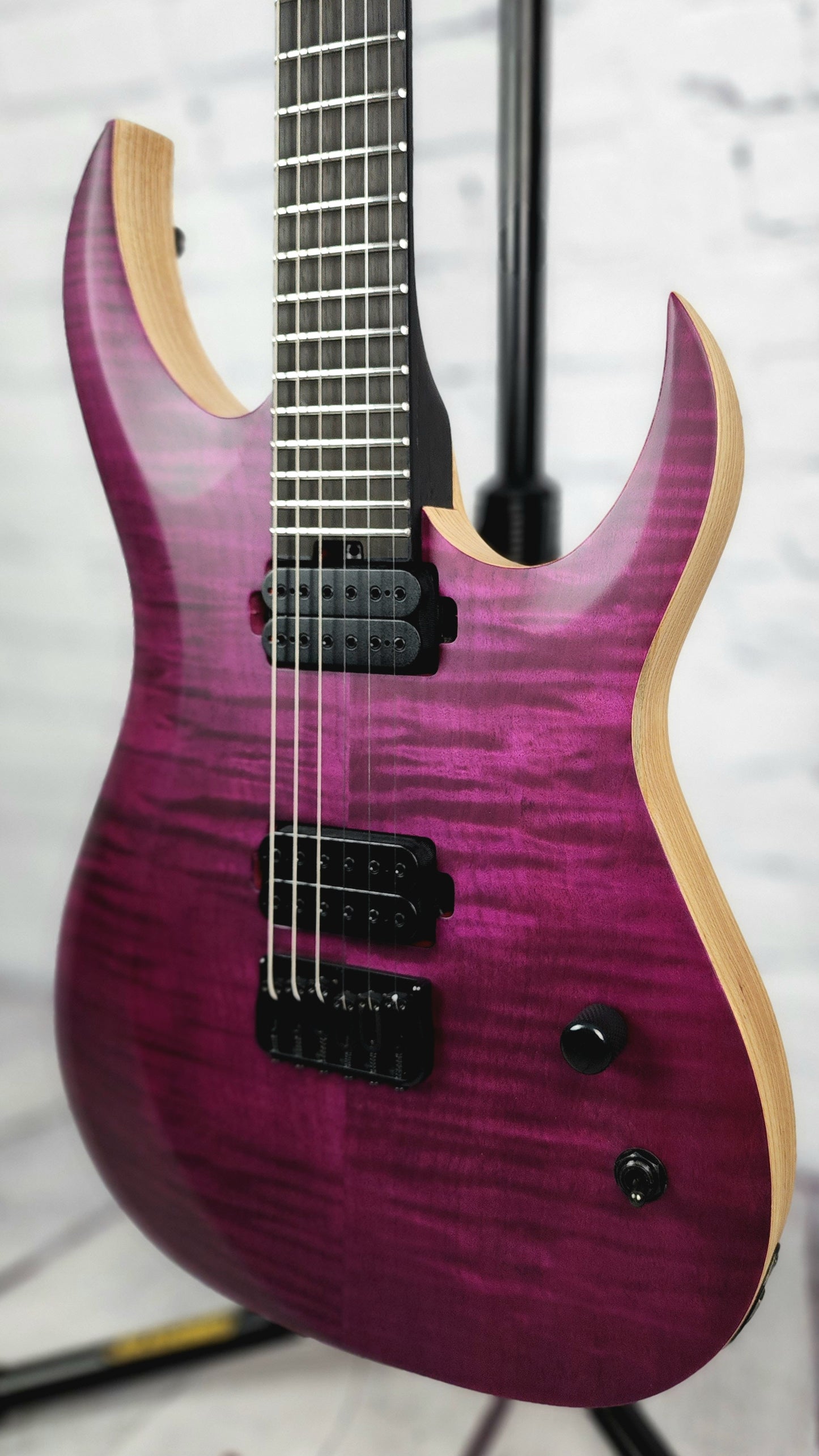 DEMO Schecter Guitars John Browne TAO 6 String Electric Guitar Satin Trans Purple
