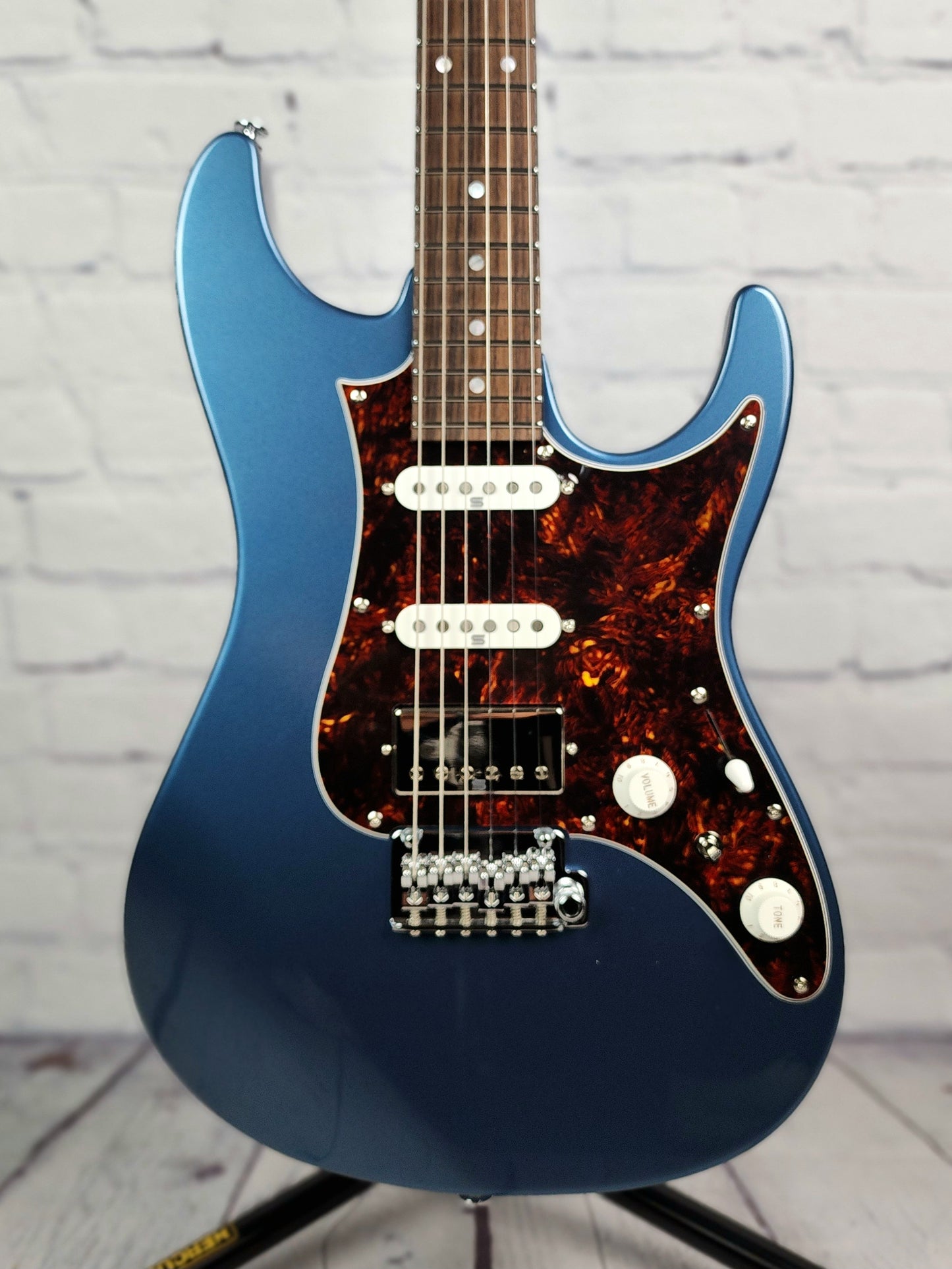 Ibanez Prestige AZ2204N PBM 6 String Electric Guitar Prussian Blue Metallic