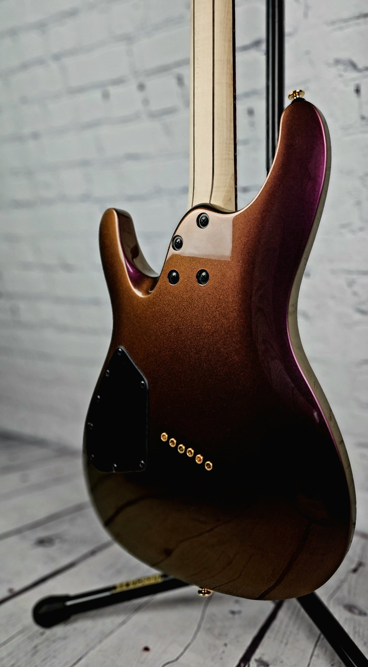 Ibanez Axe Design Lab SML721 RGC 6 String Electric Guitar Rose Gold Chameleon