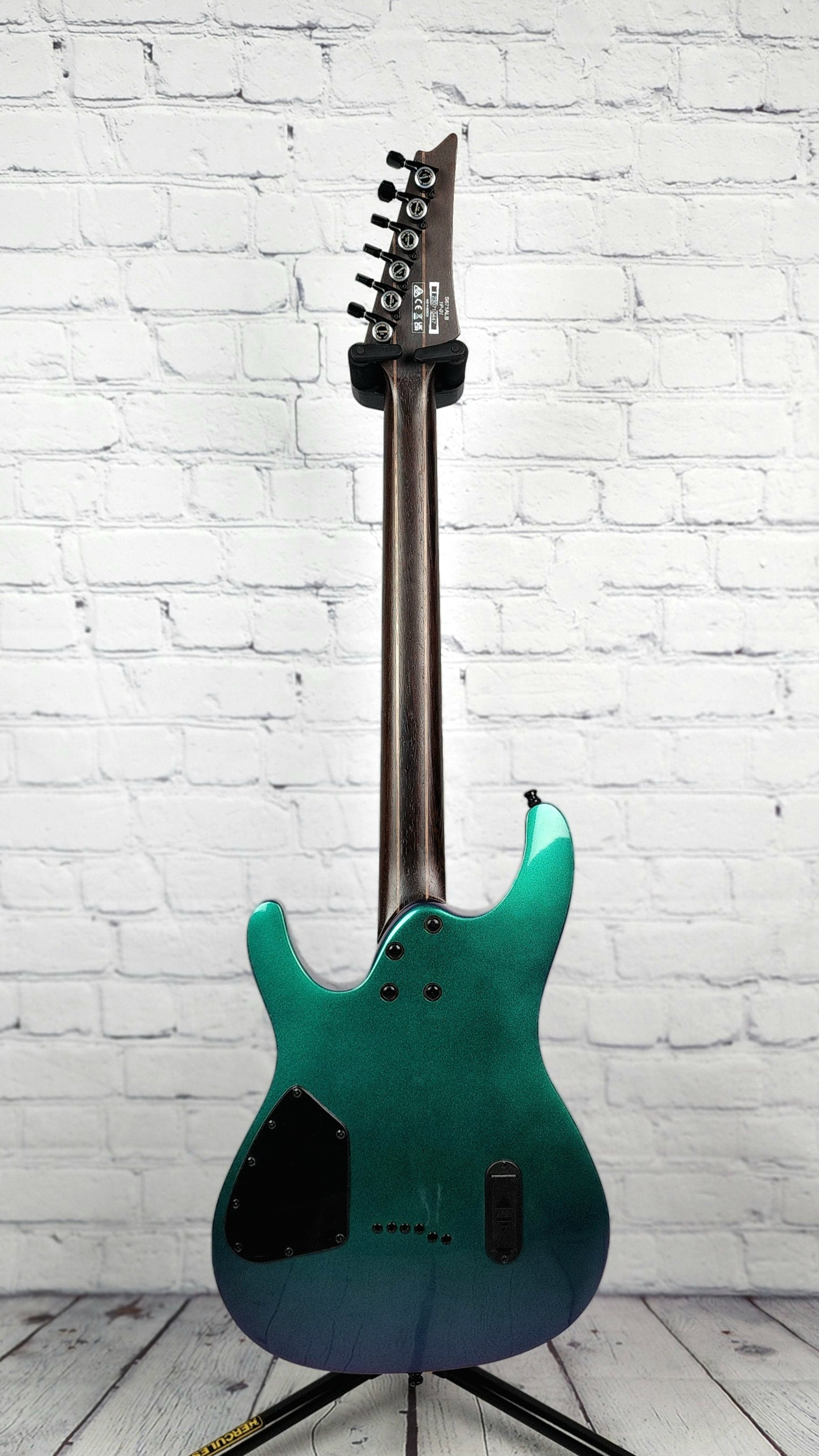 Ibanez Axion S671ALB BCM 6 String Electric Guitar Blue Chameleon Burst