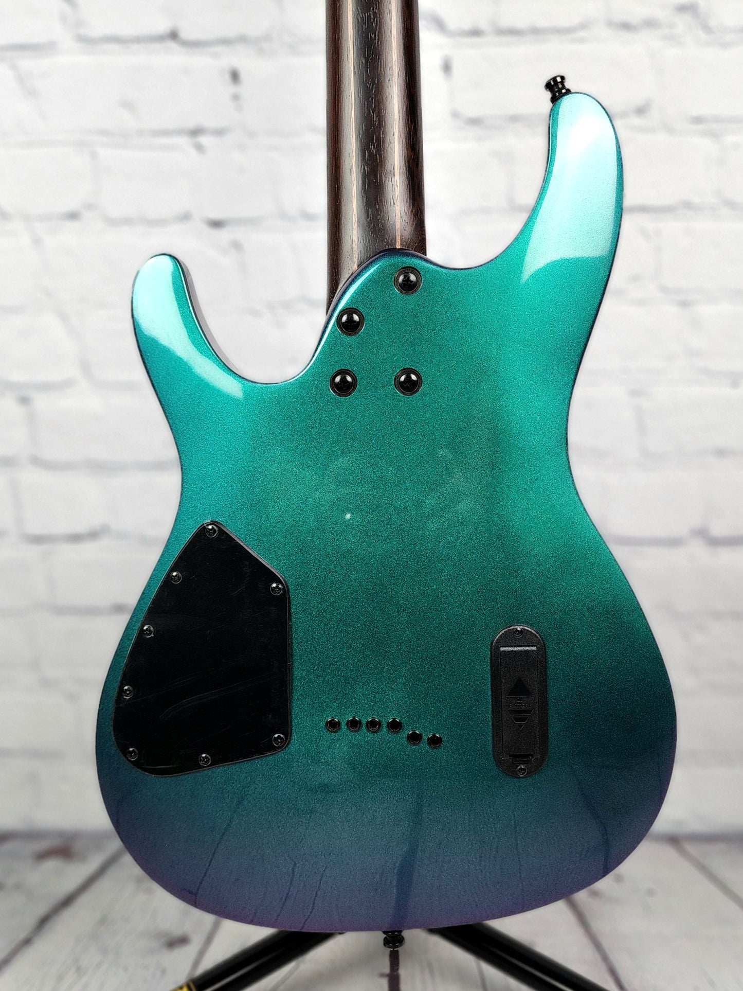 Ibanez Axion S671ALB BCM 6 String Electric Guitar Blue Chameleon Burst