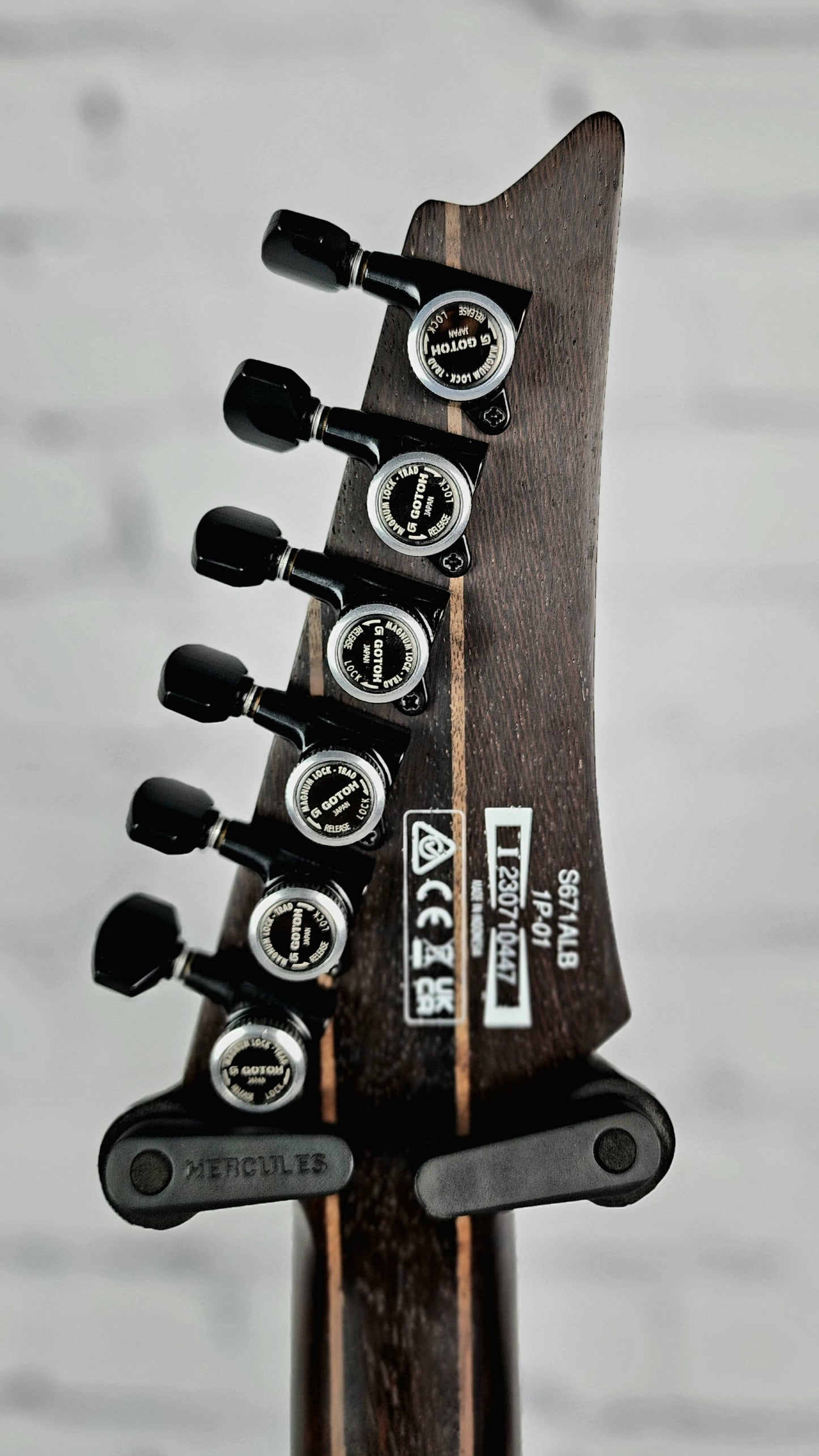 Ibanez Axion S671ALB BCM 6 String Electric Guitar Blue Chameleon Burst