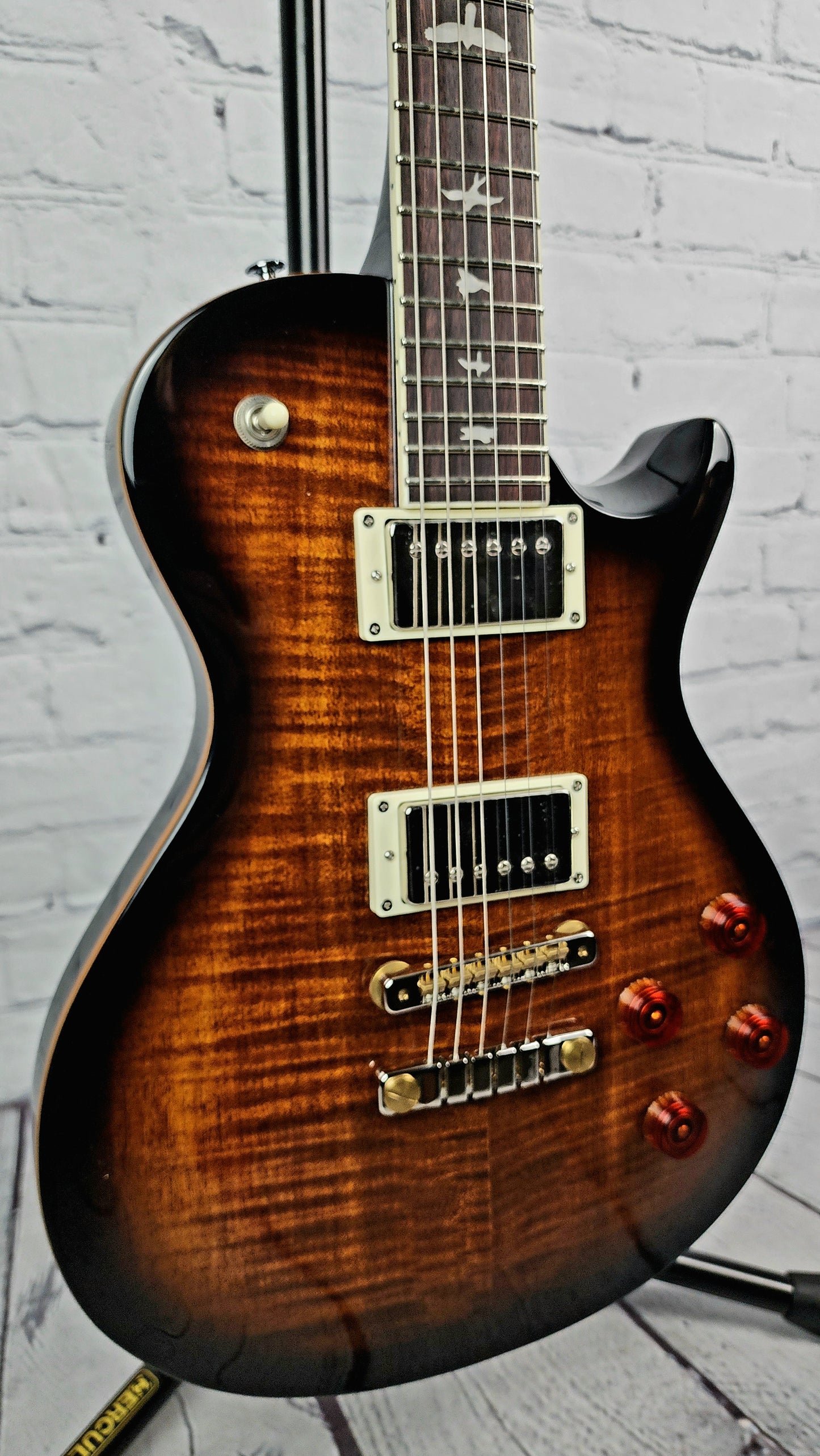 Paul Reed Smith PRS SE McCarty 594 Singlecut Electric Guitar Black Gold Burst