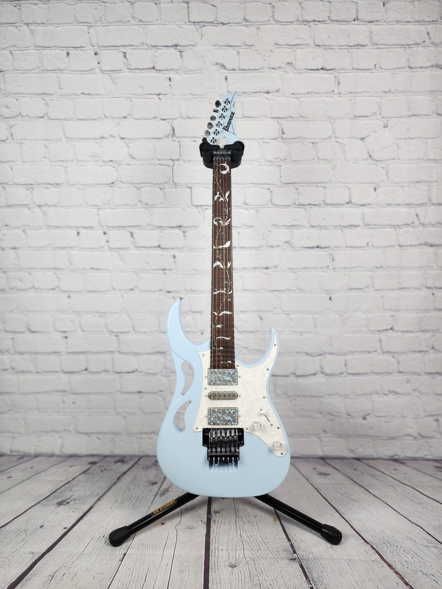 Ibanez PIA3761C BLP Steve Vai 6 String Electric Guitar Blue Powder Coat