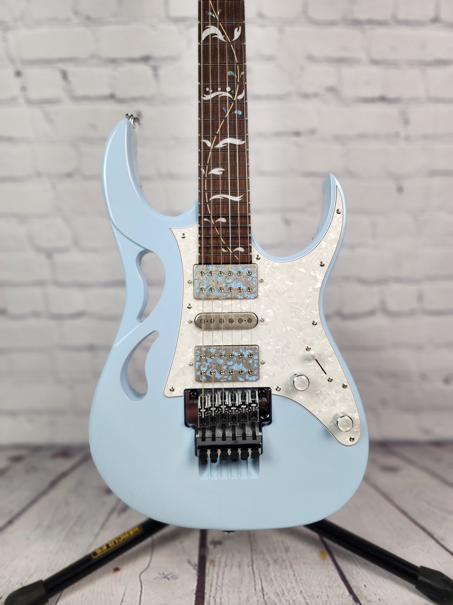 Ibanez PIA3761C BLP Steve Vai 6 String Electric Guitar Blue Powder Coat