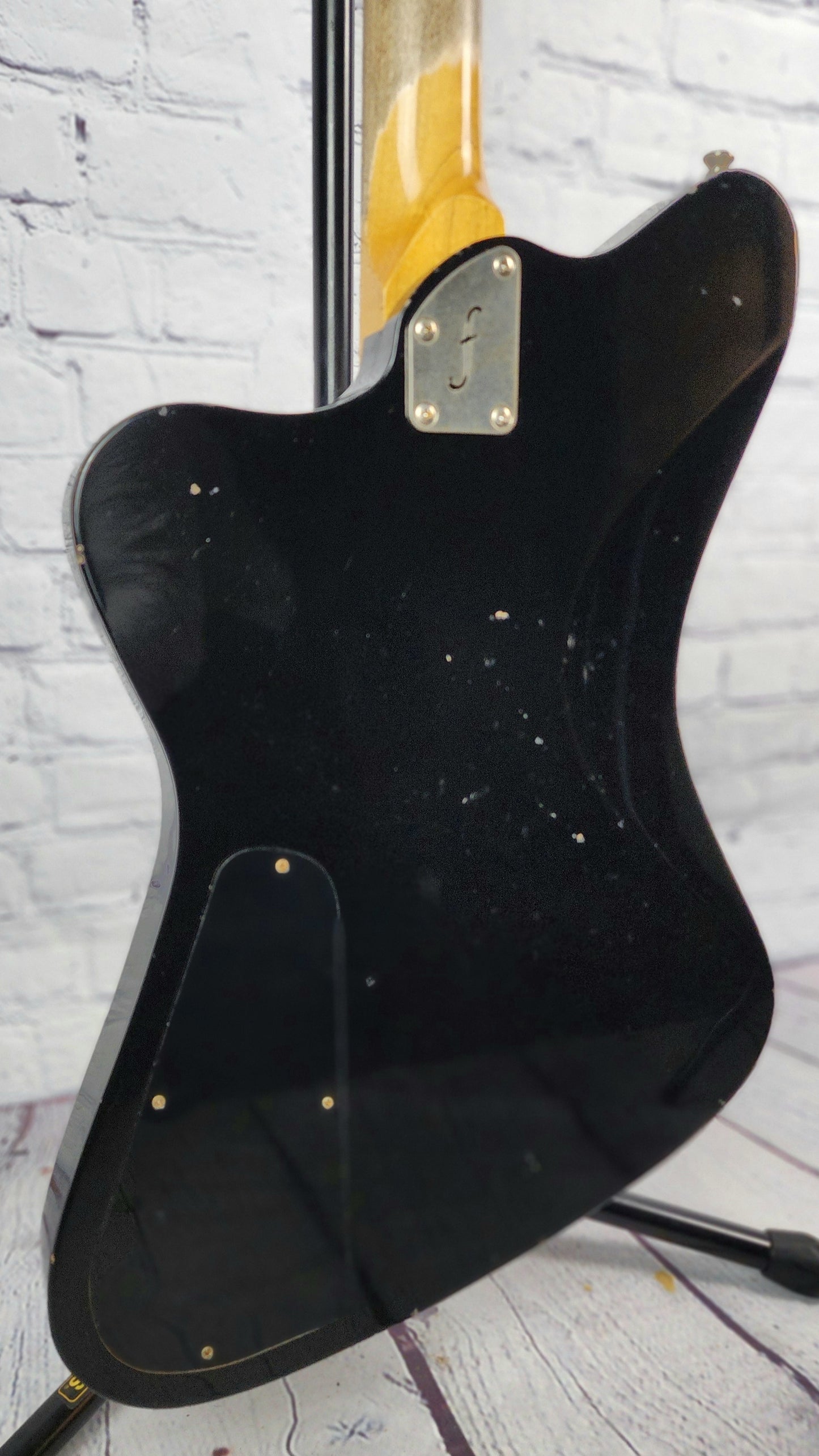Fano Guitars PX6 Oltre 6 String Electric Guitar Lollar Firebird Bull Black