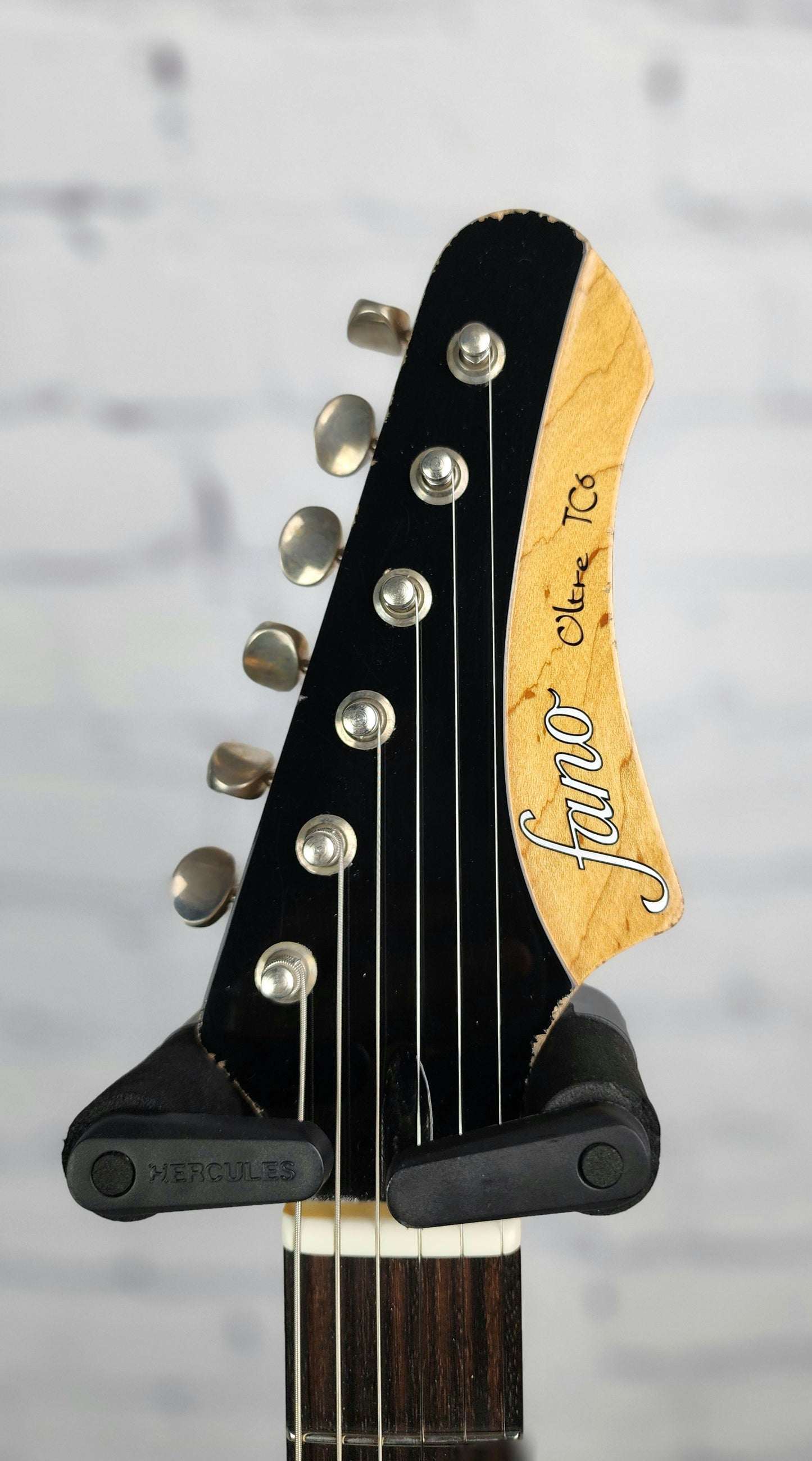 USED Fano Guitars TC6 Oltre 6 String Electric Guitar Bull Black Lollar Goldfoil