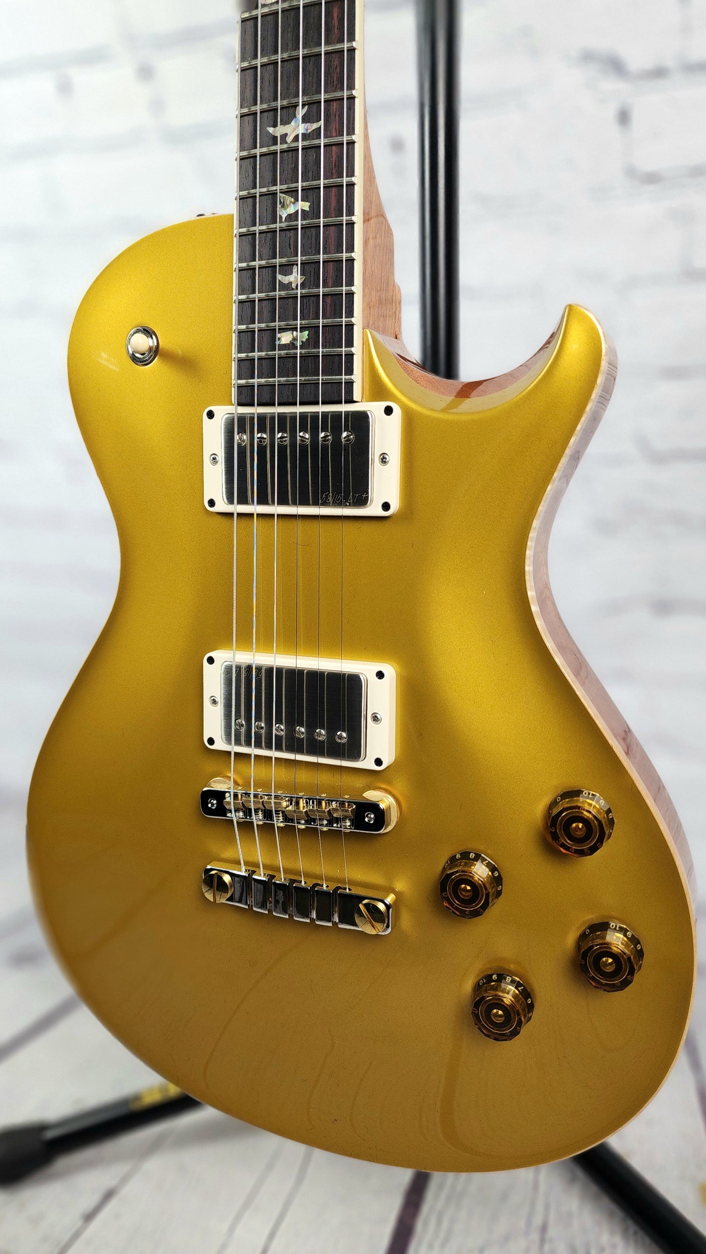 Paul Reed Smith PRS Core McCarty 594 Singlecut Electric Guitar Gold Top Natural Back