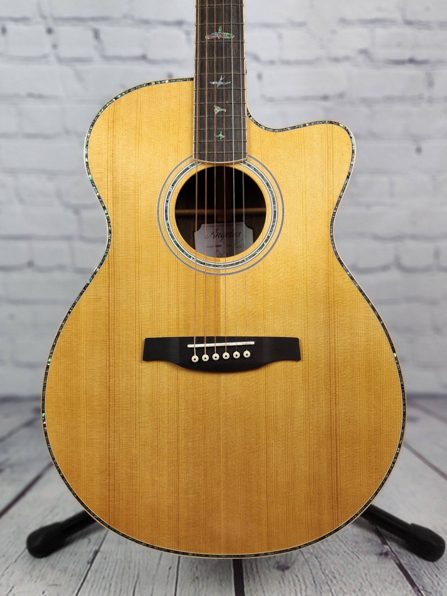 USED Paul Reed Smith PRS Angelus A60e Acoustic Electric Guitar Ziricote Back/Sides