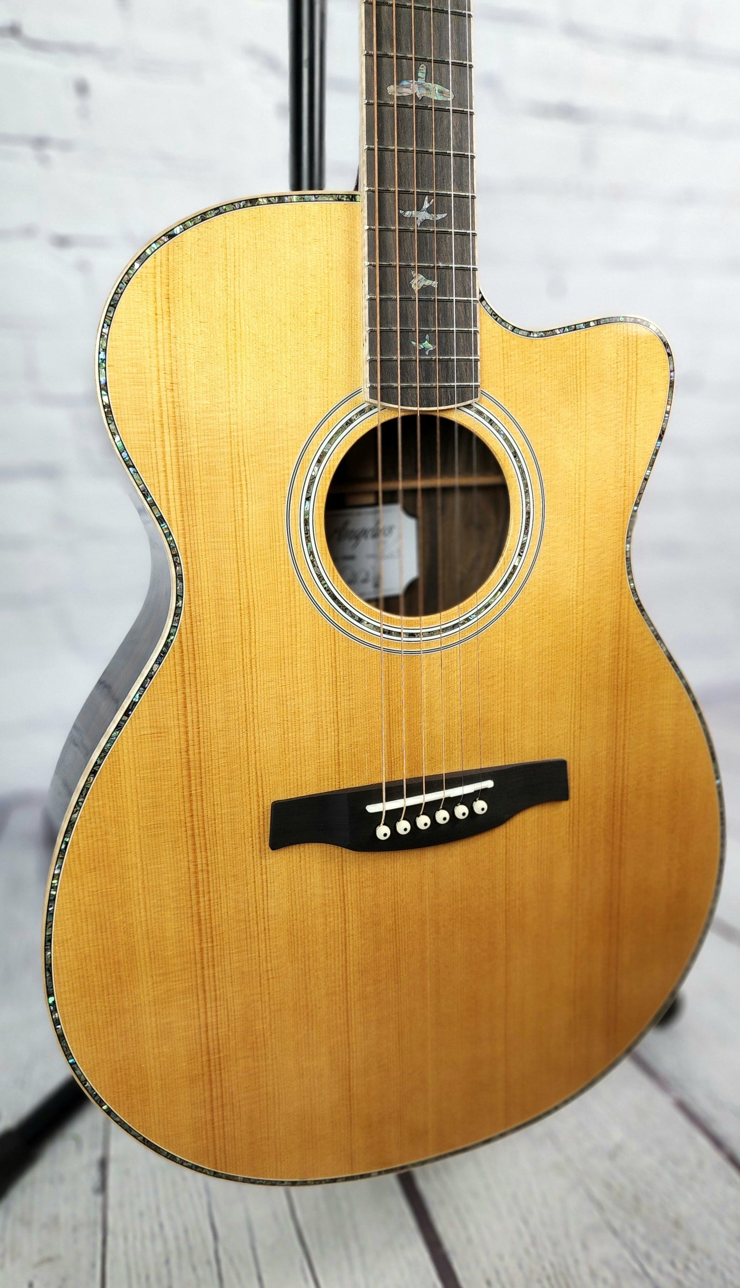 USED Paul Reed Smith PRS Angelus A60e Acoustic Electric Guitar Ziricote Back/Sides