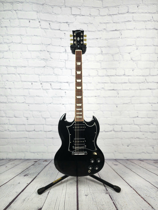 USED Gibson SG Standard 6 String Electric Guitar Ebony 2016