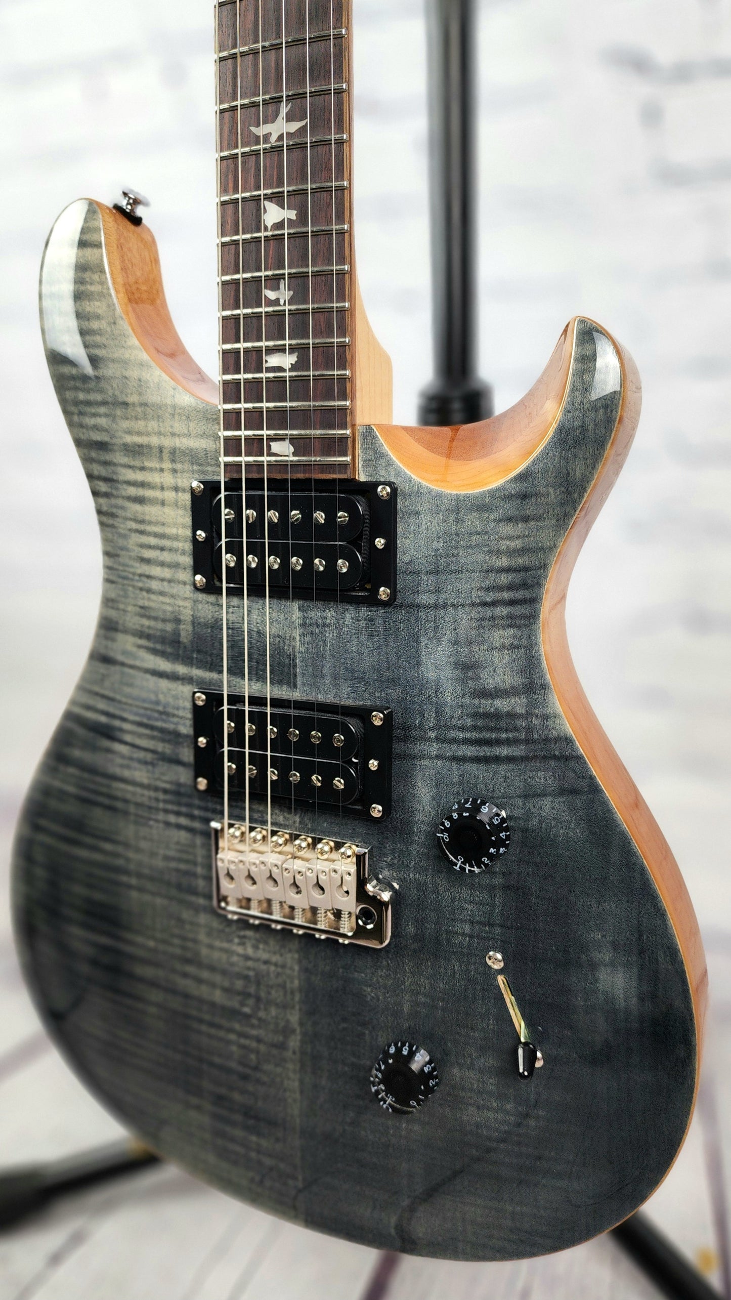 Paul Reed Smith PRS SE Custom 24 6 String Electric Guitar Charcoal