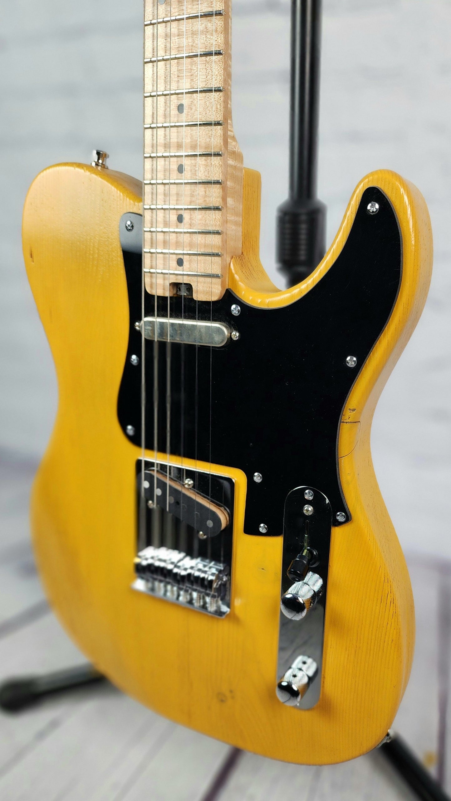 Teran Guitars T-S2-OG 6 String Electric Guitar Weathered Butterscotch