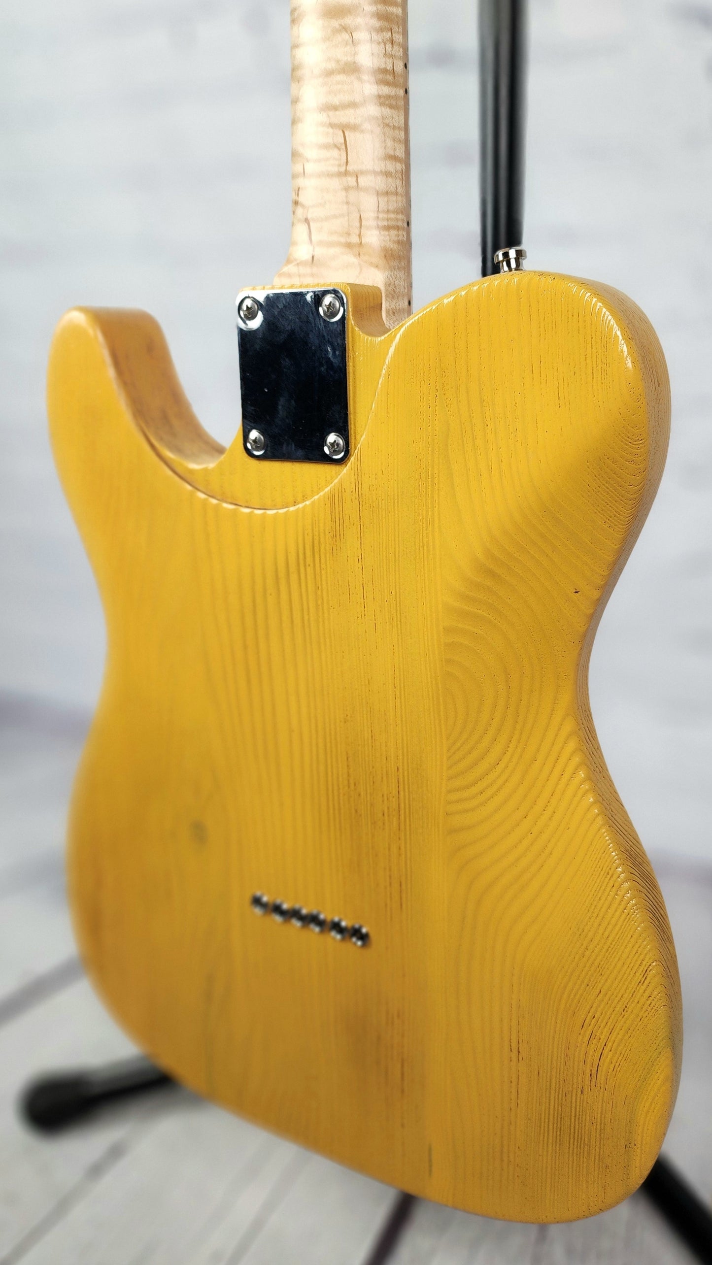 Teran Guitars T-S2-OG 6 String Electric Guitar Weathered Butterscotch