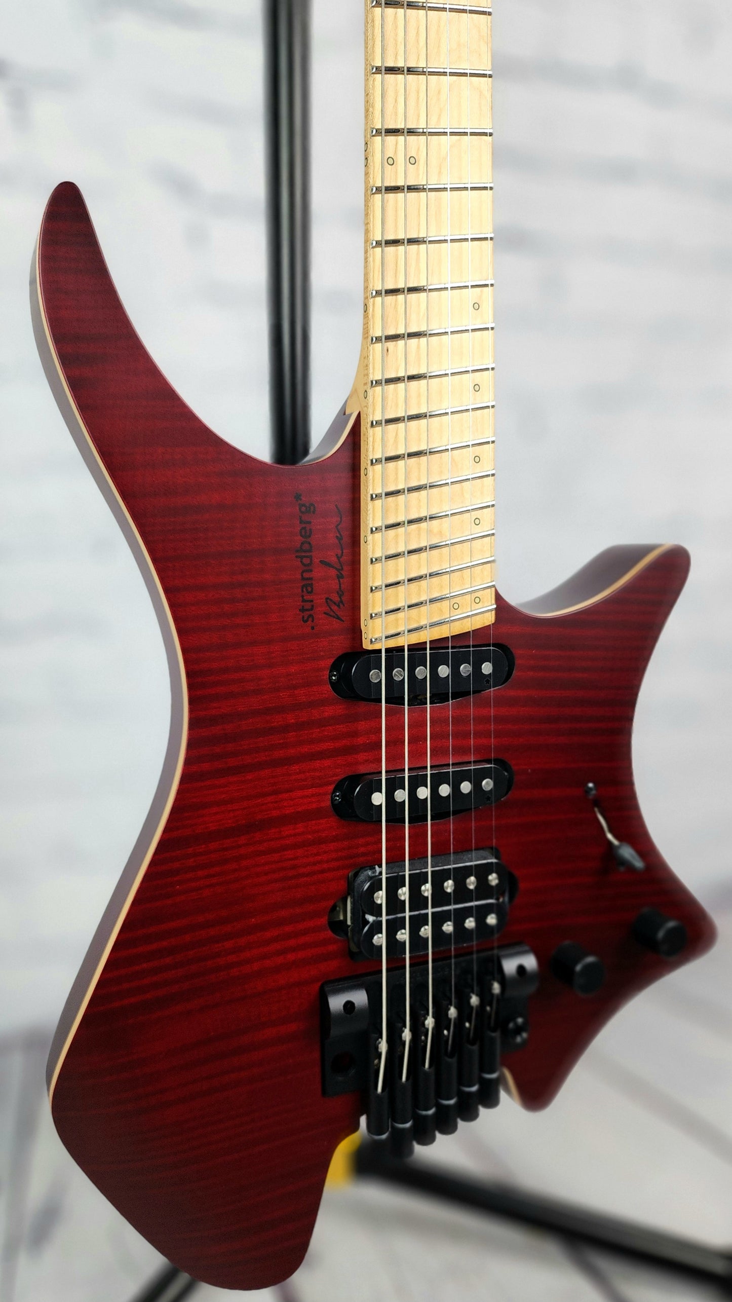 Strandberg Boden Standard NX 6 String Tremolo HSS Electric Guitar Trans Red