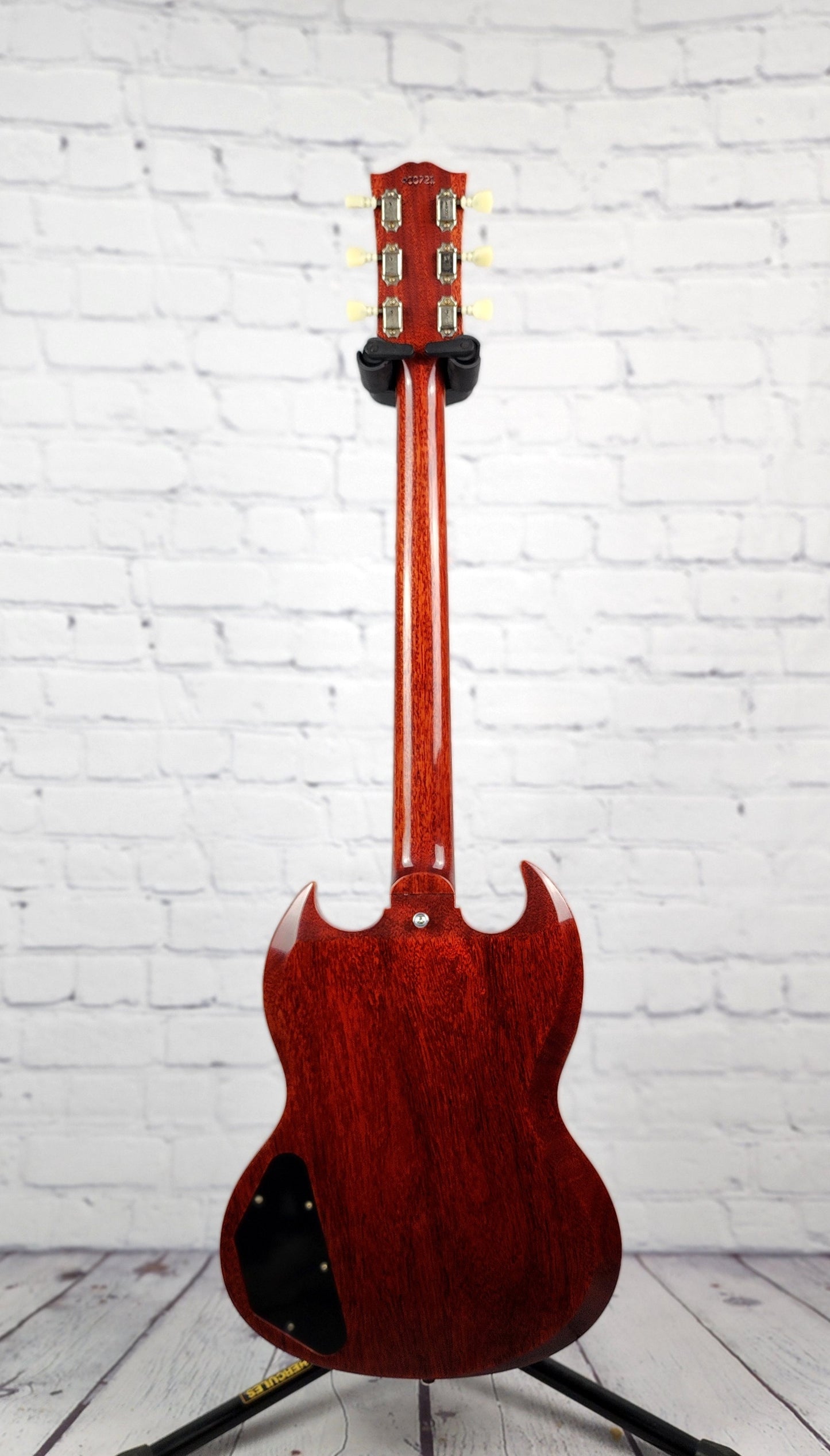 Gibson Custom Shop 1961 SG Les Paul Standard VOS Stop Bar Electric Guitar Cherry Red