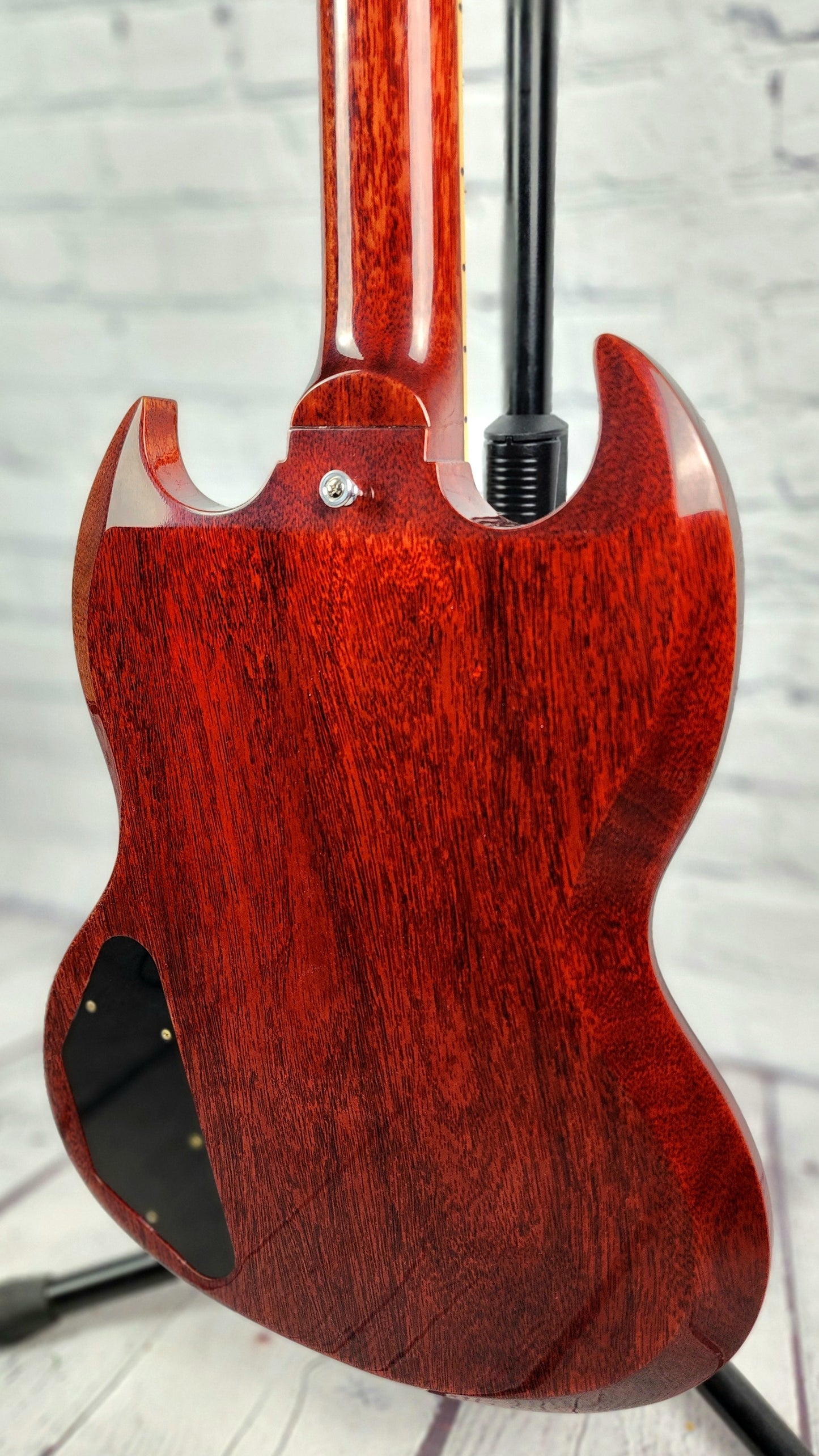 Gibson Custom Shop 1961 SG Les Paul Standard VOS Stop Bar Electric Guitar Cherry Red