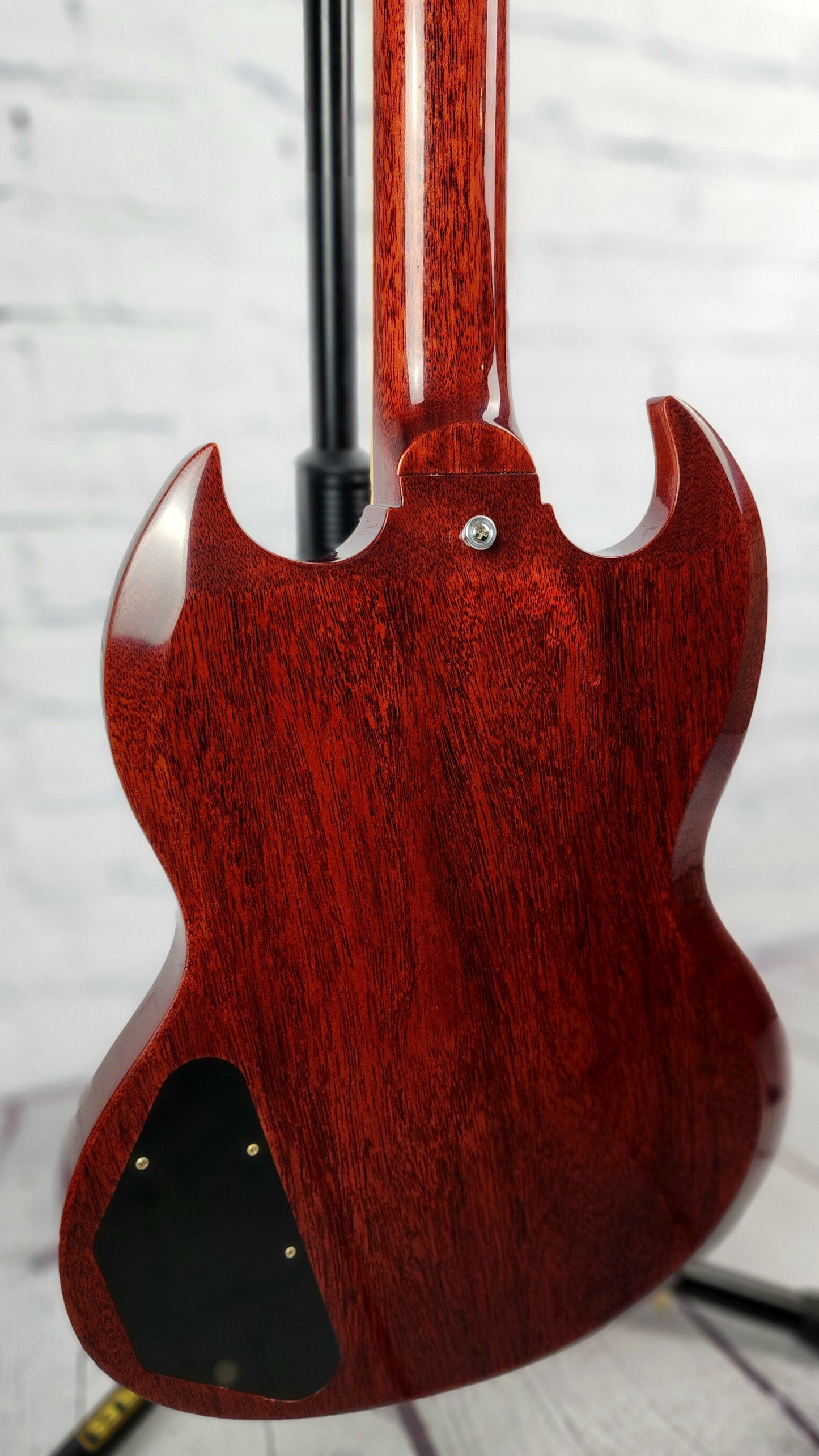 Gibson Custom Shop 1961 SG Les Paul Standard VOS Stop Bar Electric Guitar Cherry Red