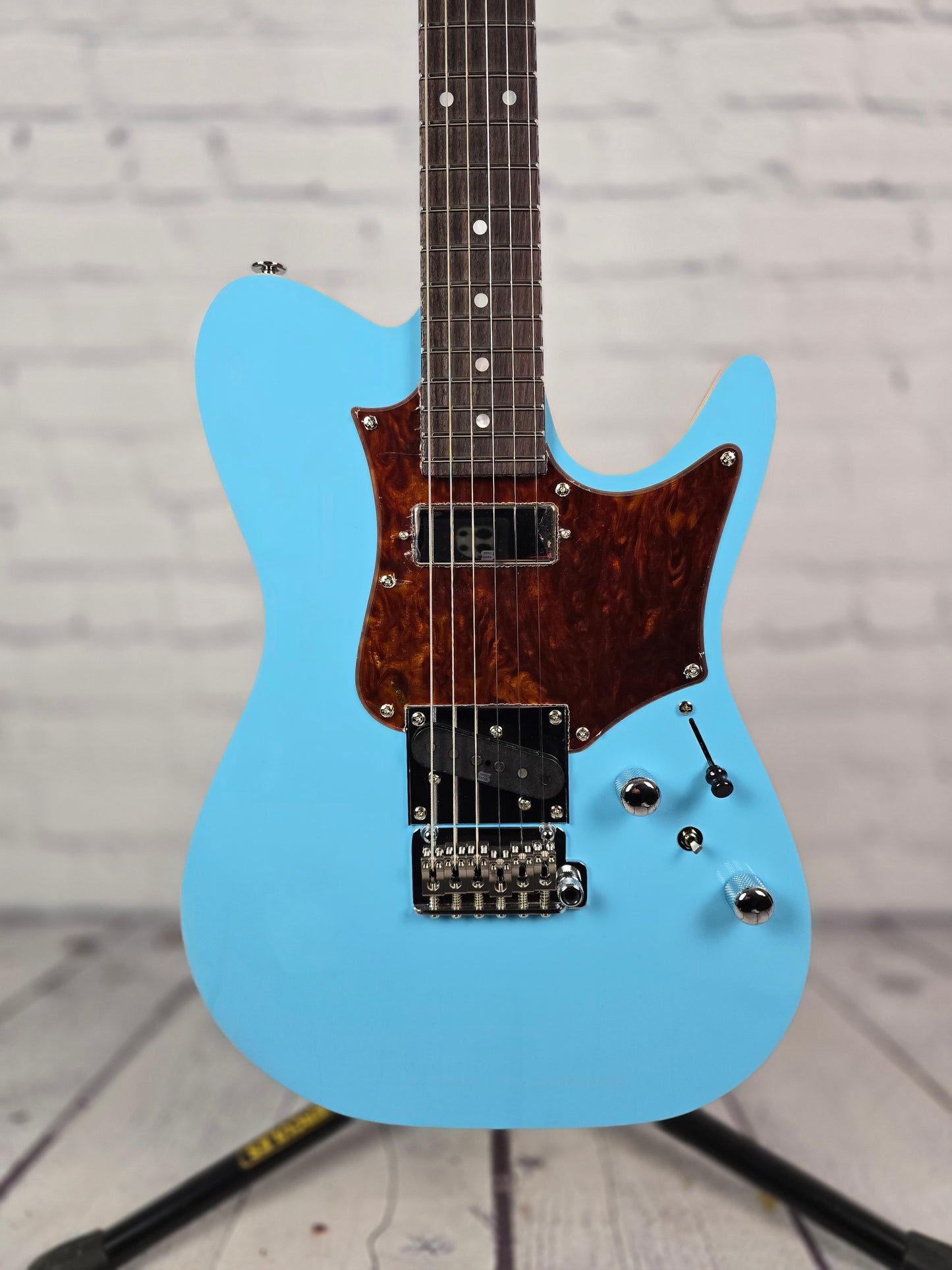 Ibanez TQMS1 CTB Tom Quayle Signature Electric Guitar Celeste Blue