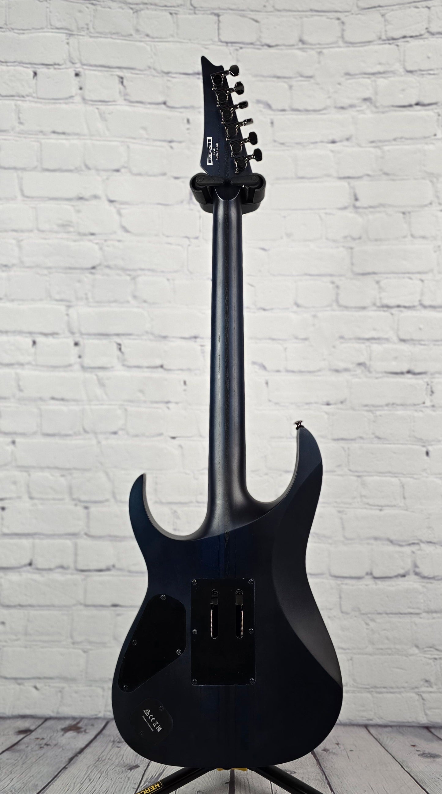 Ibanez Premium RGT1270PB CTF 6 String Electric Guitar Cosmic Blue Starburst Flat