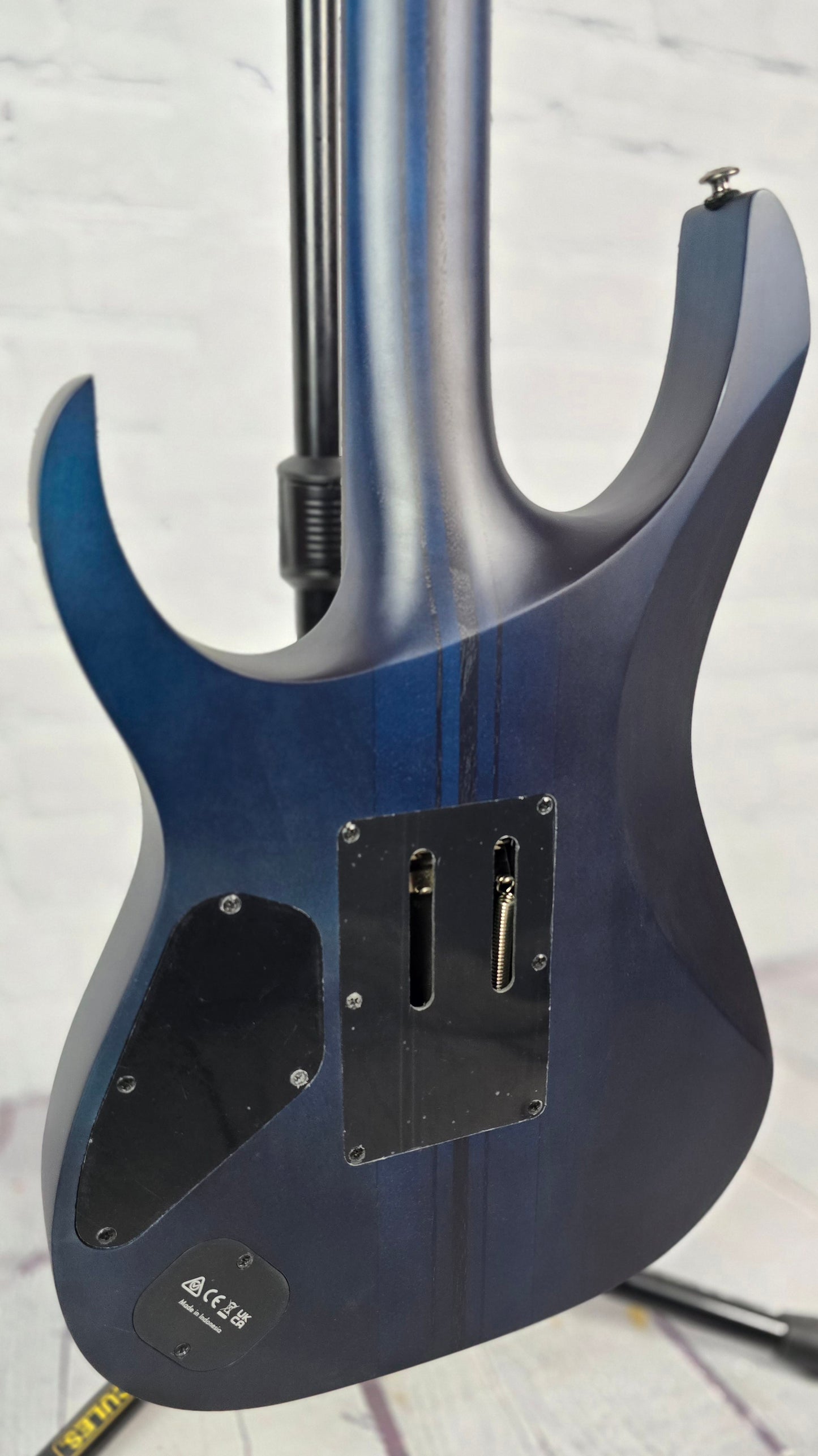 Ibanez Premium RGT1270PB CTF 6 String Electric Guitar Cosmic Blue Starburst Flat