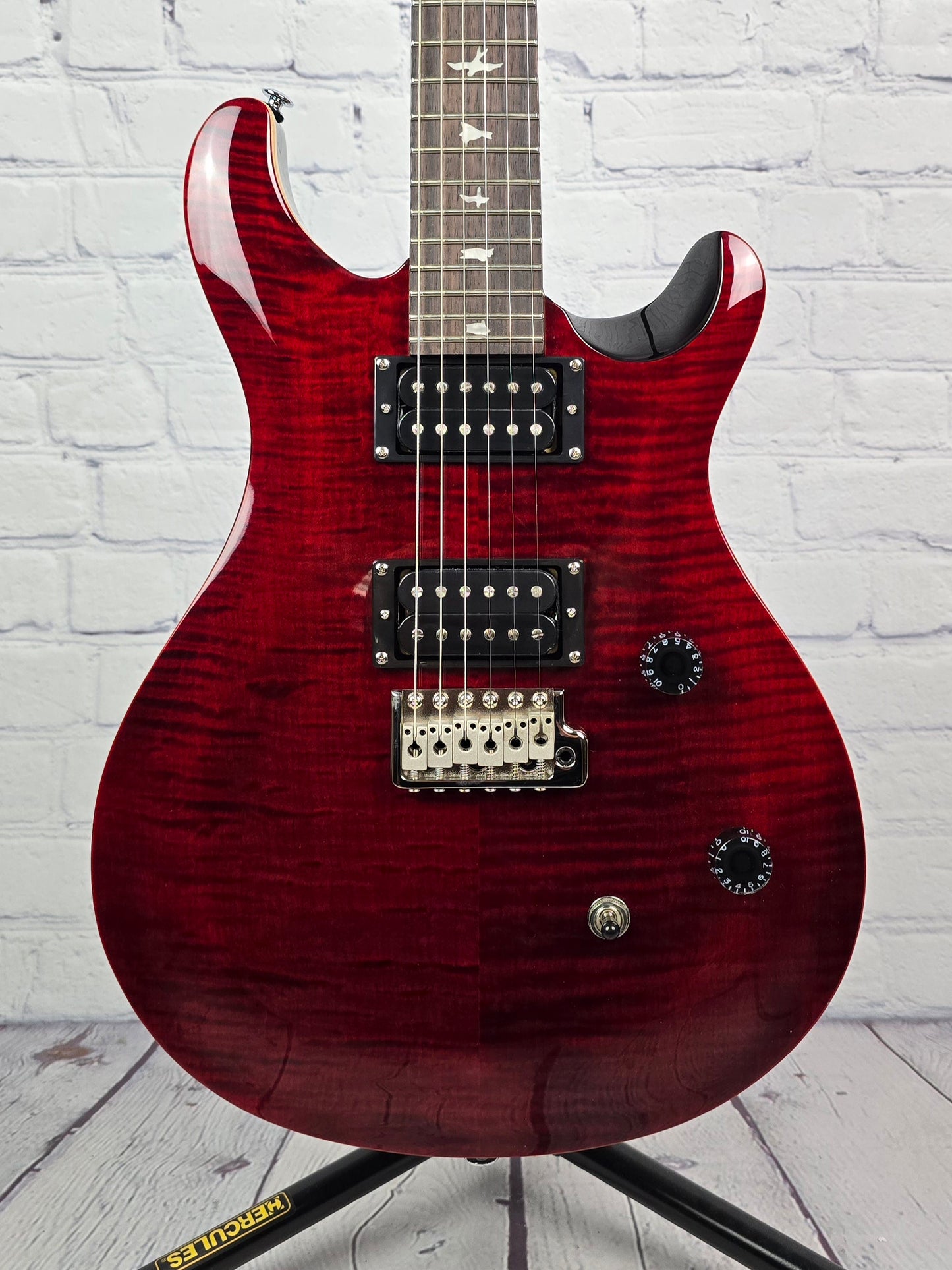 Paul Reed Smith PRS SE CE24 6 String Electric Guitar Black Cherry