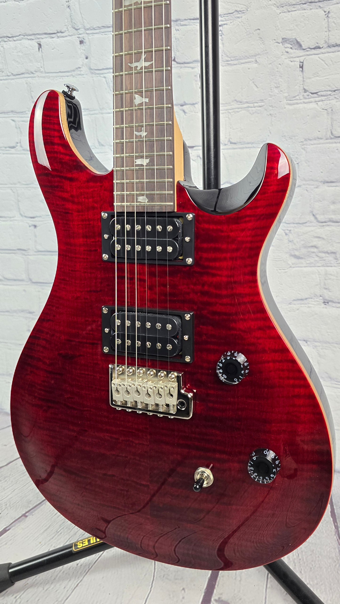 Paul Reed Smith PRS SE CE24 6 String Electric Guitar Black Cherry