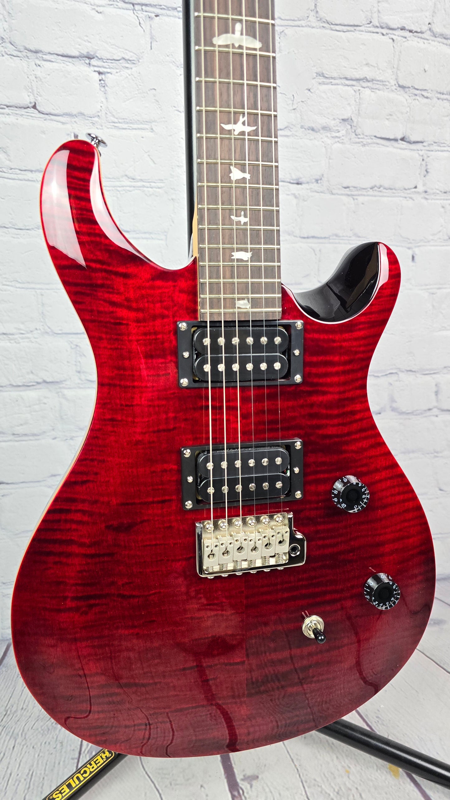 Paul Reed Smith PRS SE CE24 6 String Electric Guitar Black Cherry
