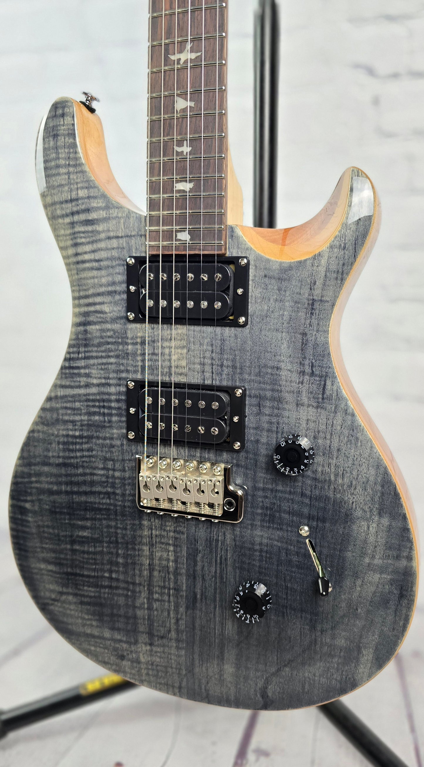 Paul Reed Smith PRS SE Custom 24 6 String Electric Guitar Charcoal