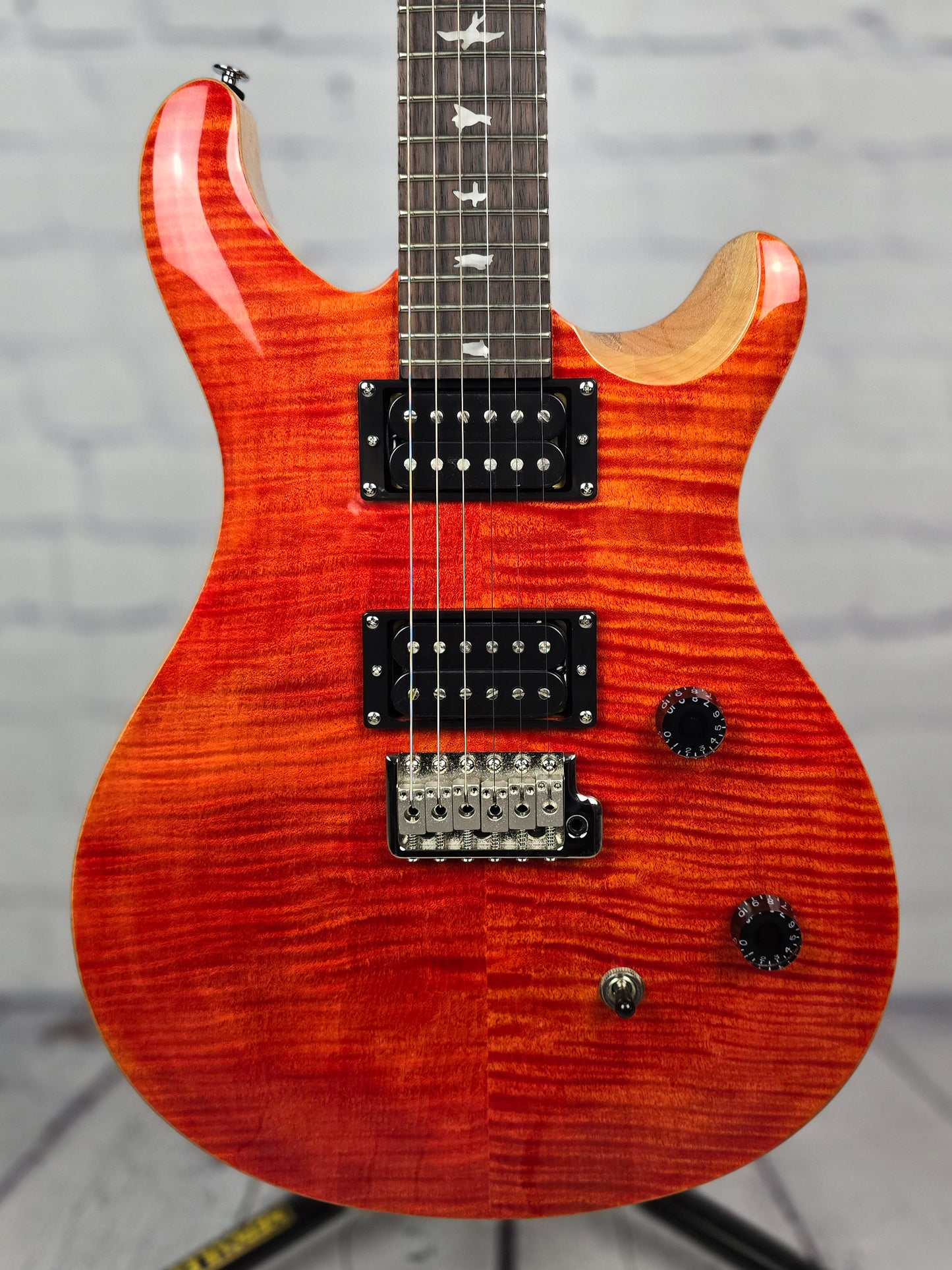 Paul Reed Smith PRS SE CE24 6 String Electric Guitar Blood Orange