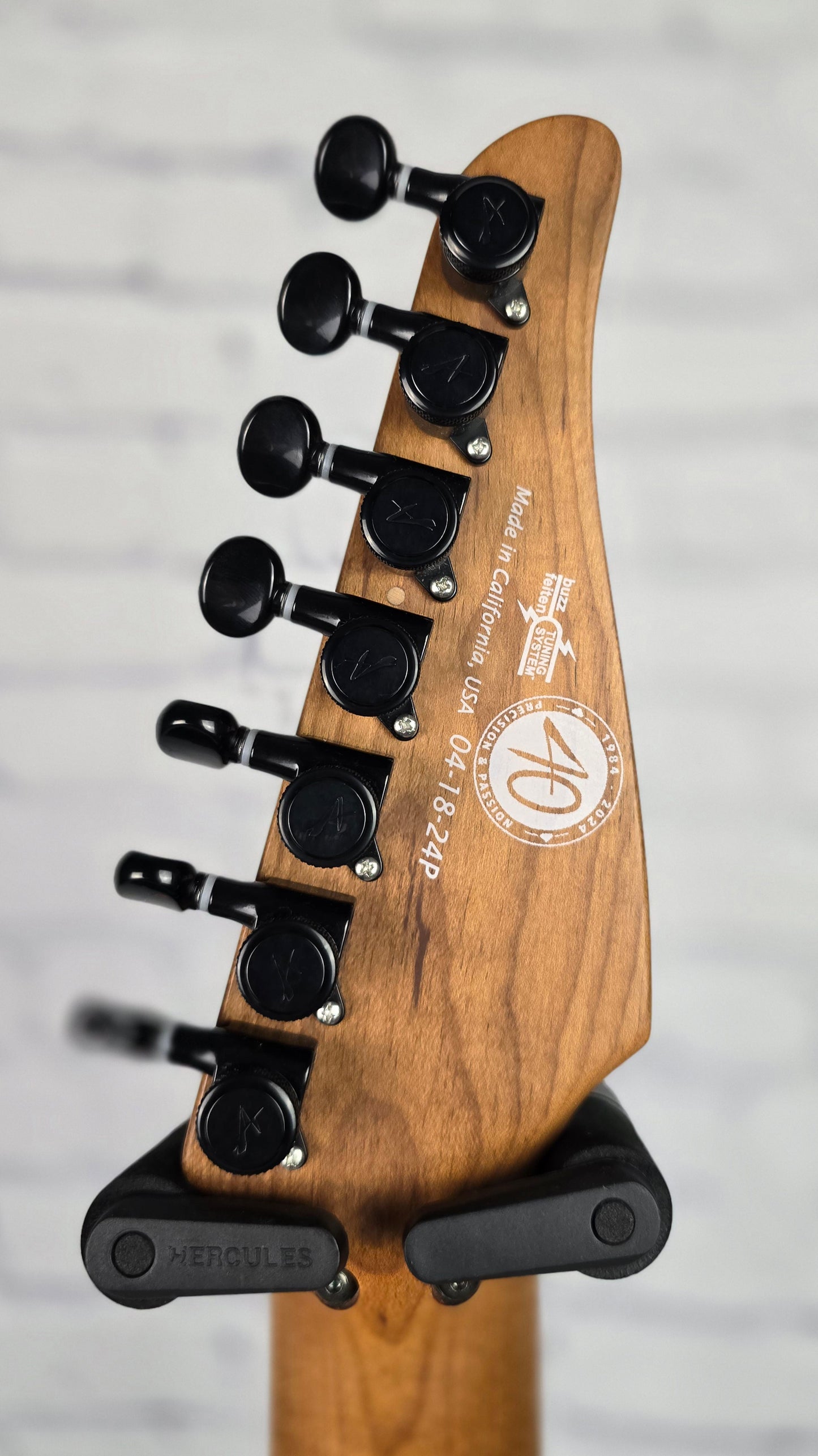 Anderson Guitarworks Angel 7 String Electric Guitar Quilt Blue Wakesurf