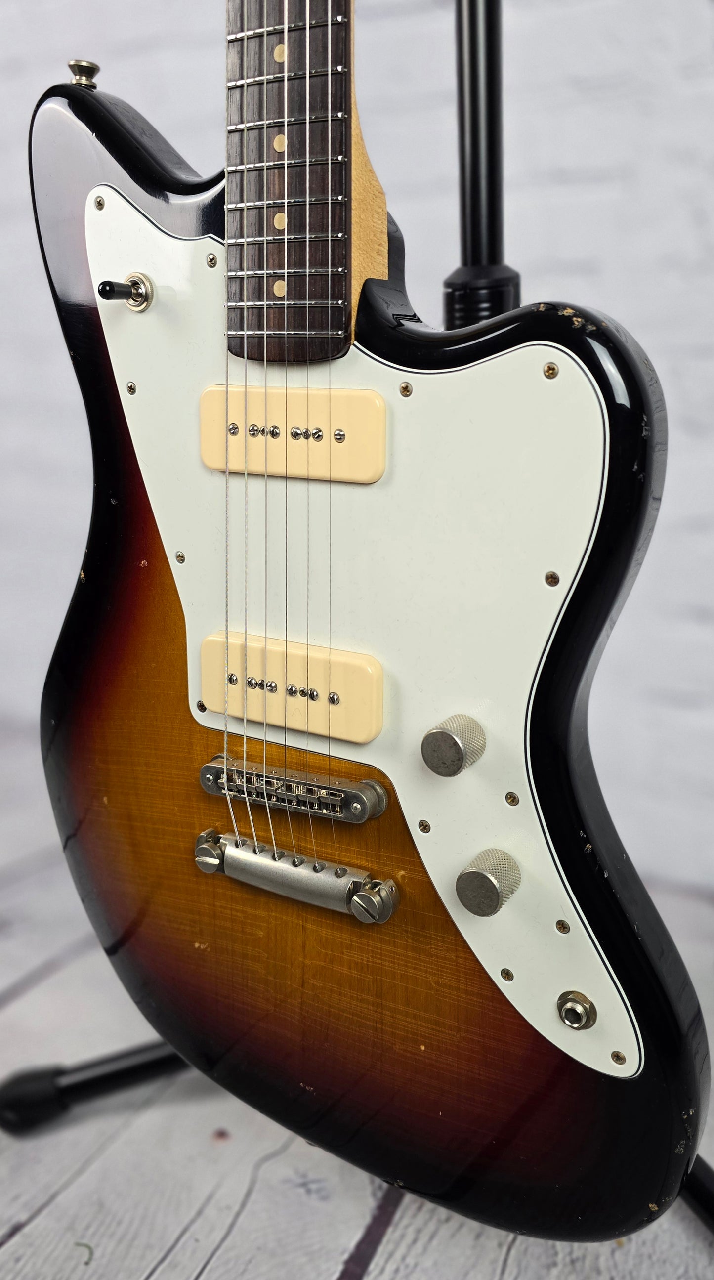 Fano Guitars JM6 Oltre 6 String Electric Guitar Lollar P90 Sunburst 3TSB