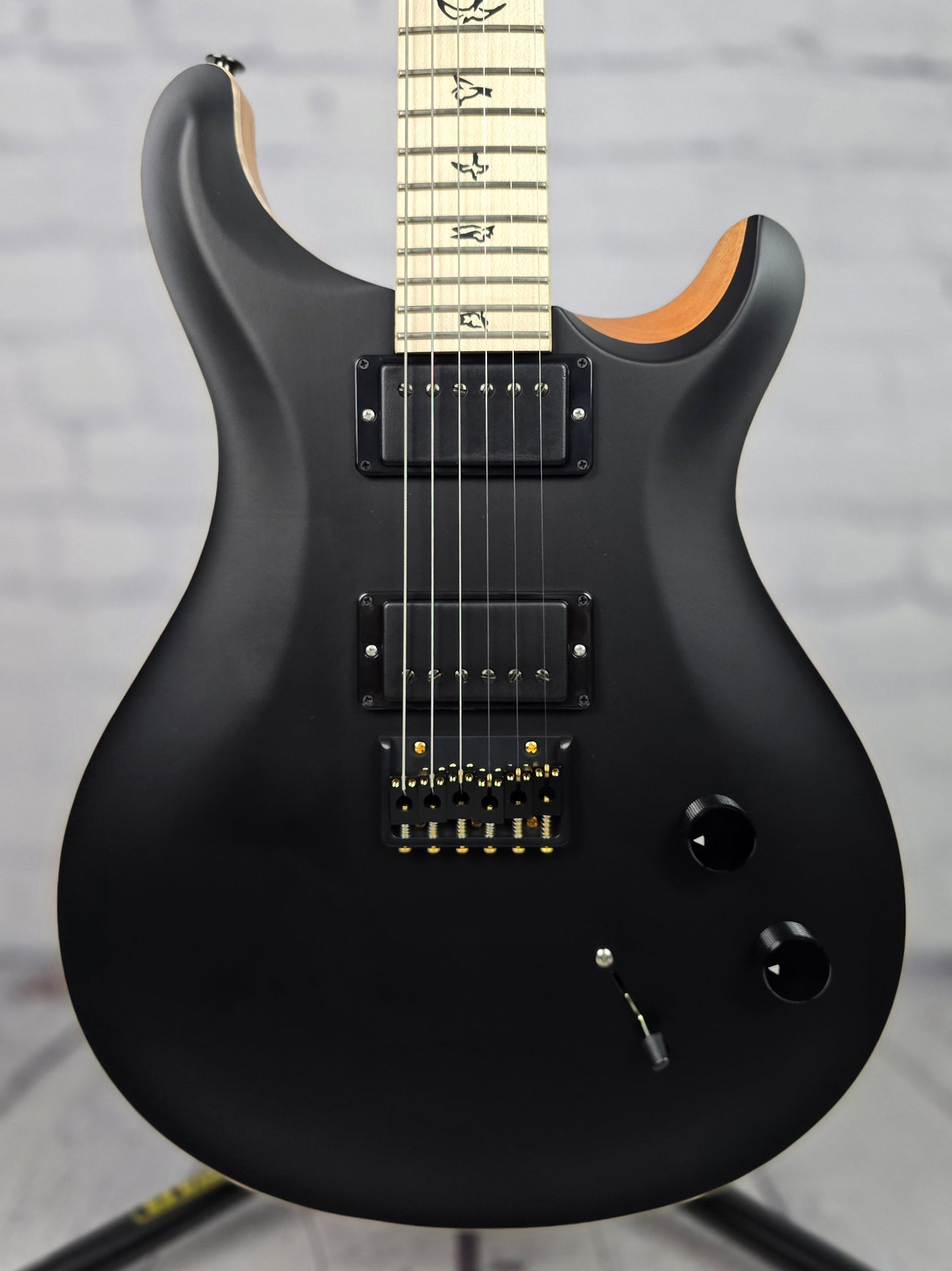 Paul Reed Smith PRS Dustie Waring Limited Edition CE24 Hardtail Electric Guitar Black Top