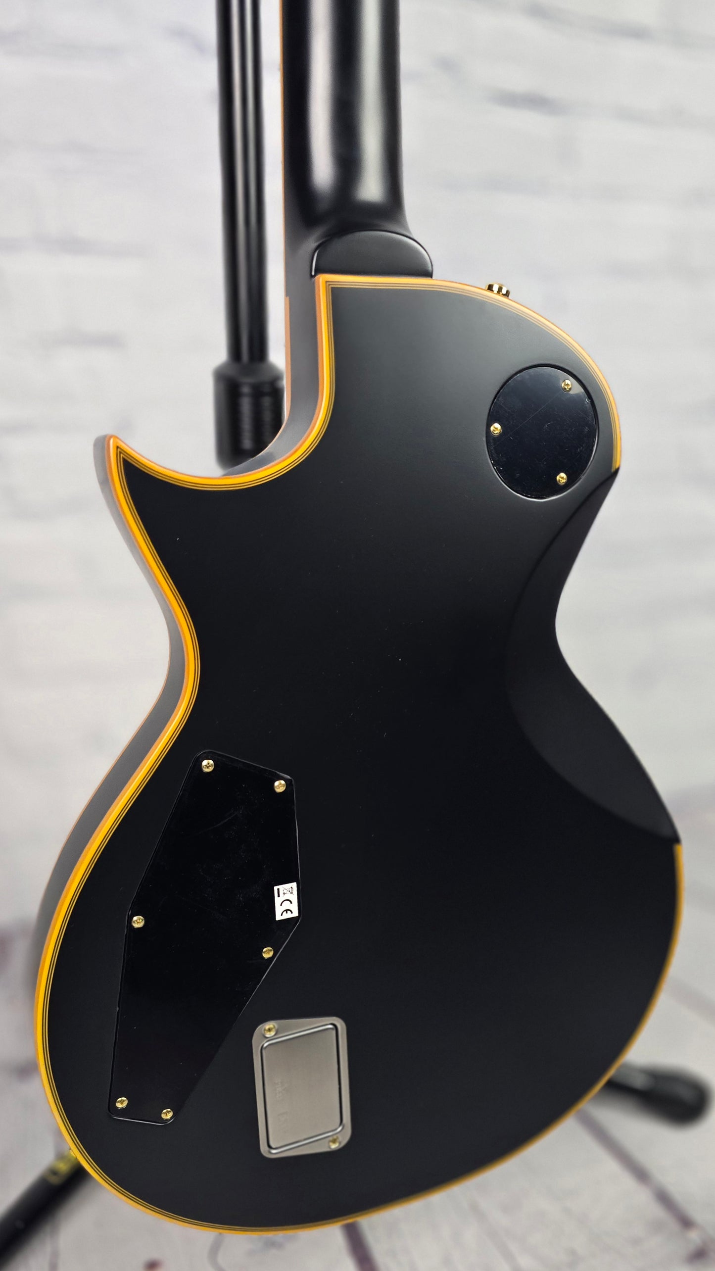 ESP E-II Eclipse 6 String Electric Guitar Vintage Black