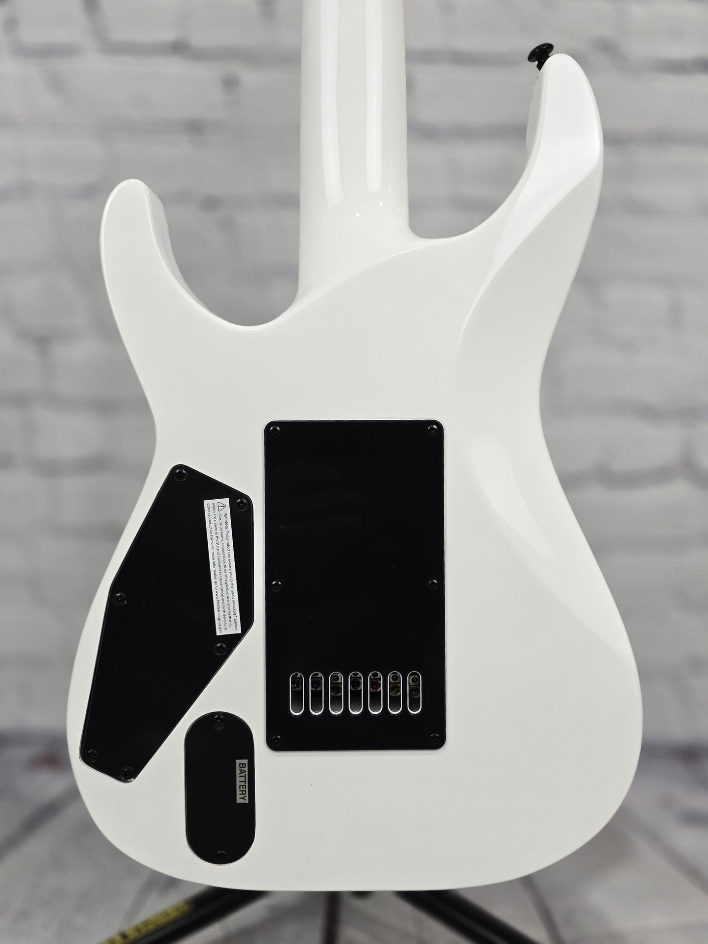 ESP LTD MH-1007 ET Evertune 7 String Electric Guitar Snow White