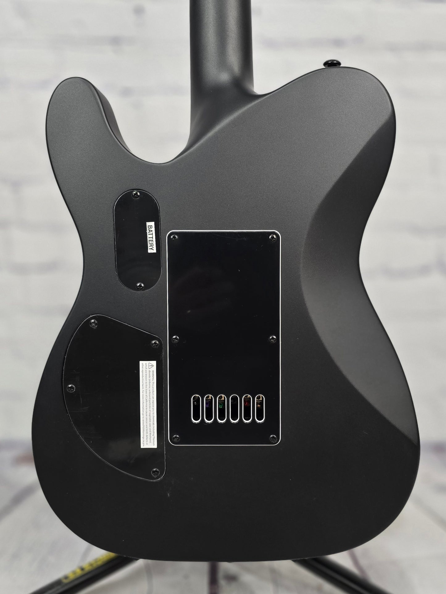 ESP LTD TE-1000 Evertune 6 String Electric Guitar Charcoal Metallic Satin