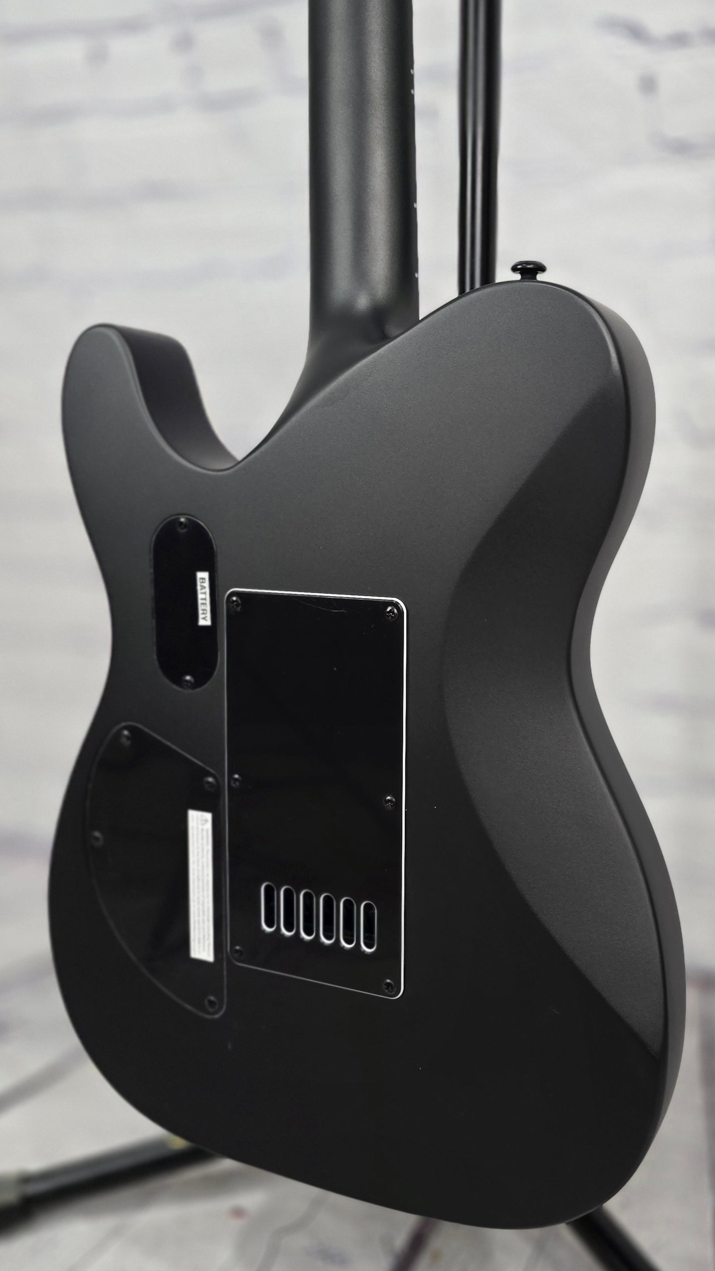 ESP LTD TE-1000 Evertune 6 String Electric Guitar Charcoal Metallic Satin