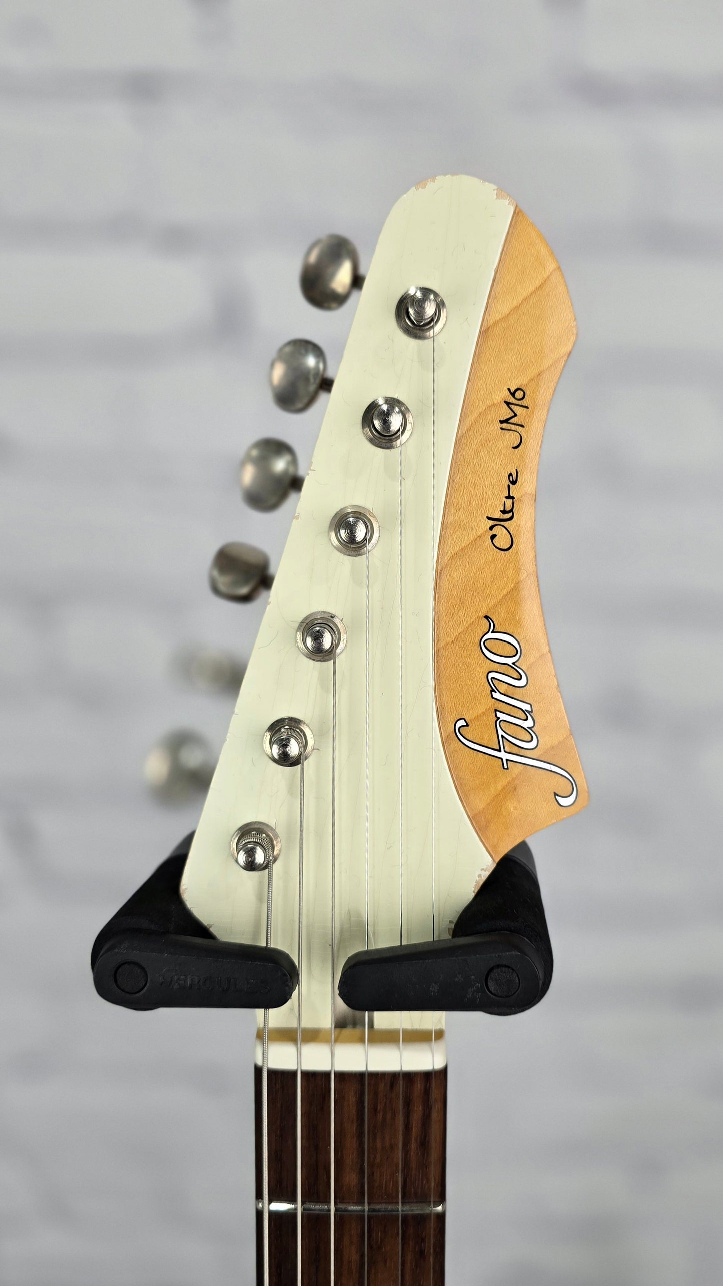 Fano Guitars JM6 Oltre 6 String Electric Guitar Lollar Imperial Olympic White