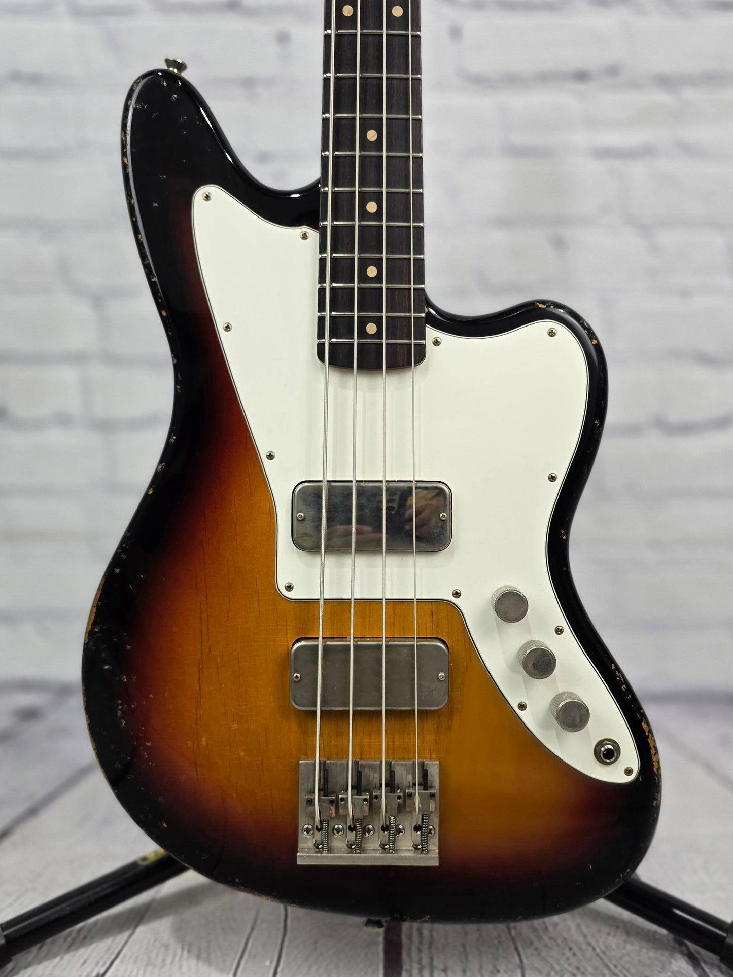 Fano Guitars JM4 Oltre 4 String Bass Guitar 3TSB Sunburst Light Aged Distress