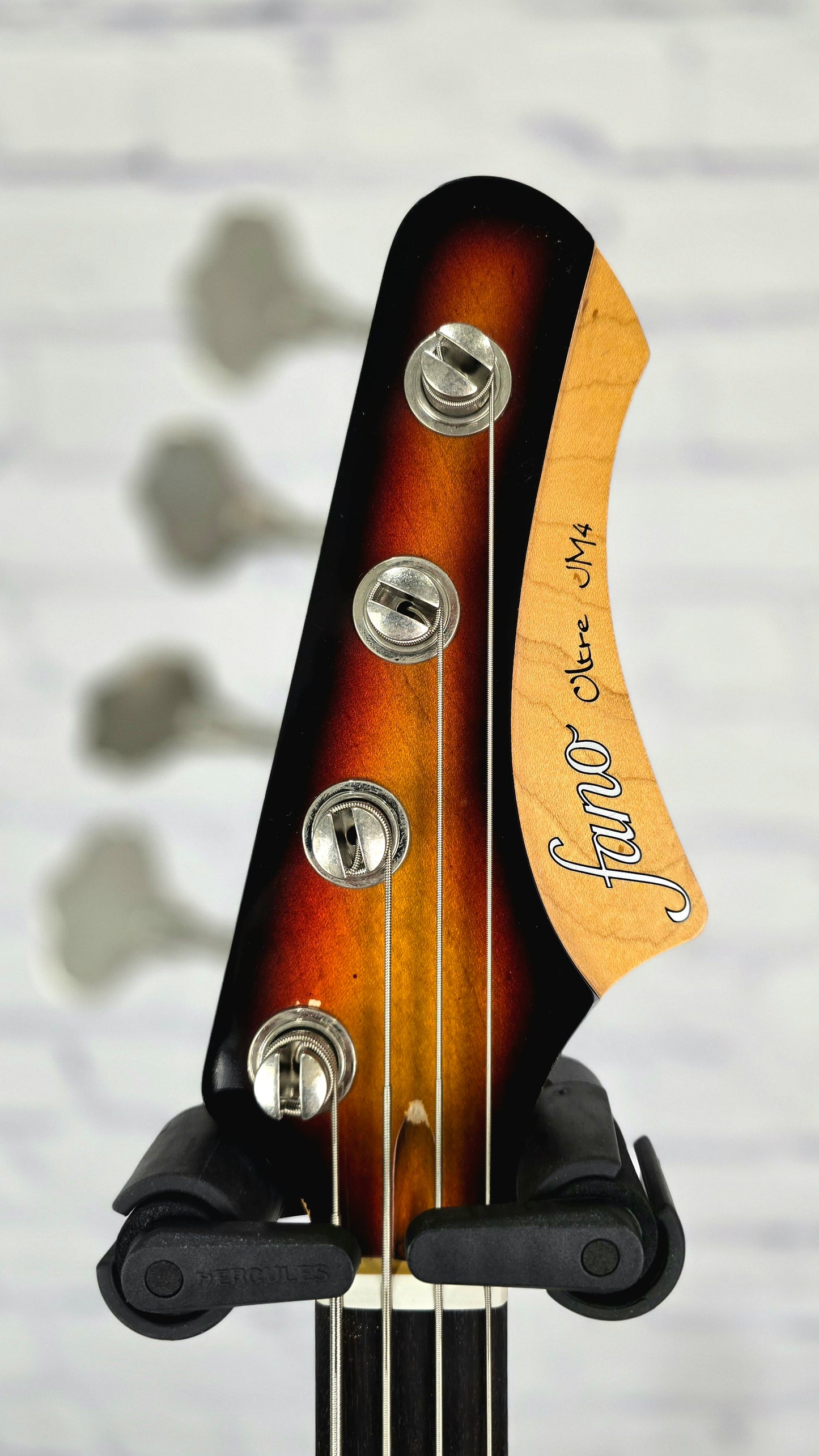 Fano Guitars JM4 Oltre 4 String Bass Guitar 3TSB Sunburst Light Aged Distress
