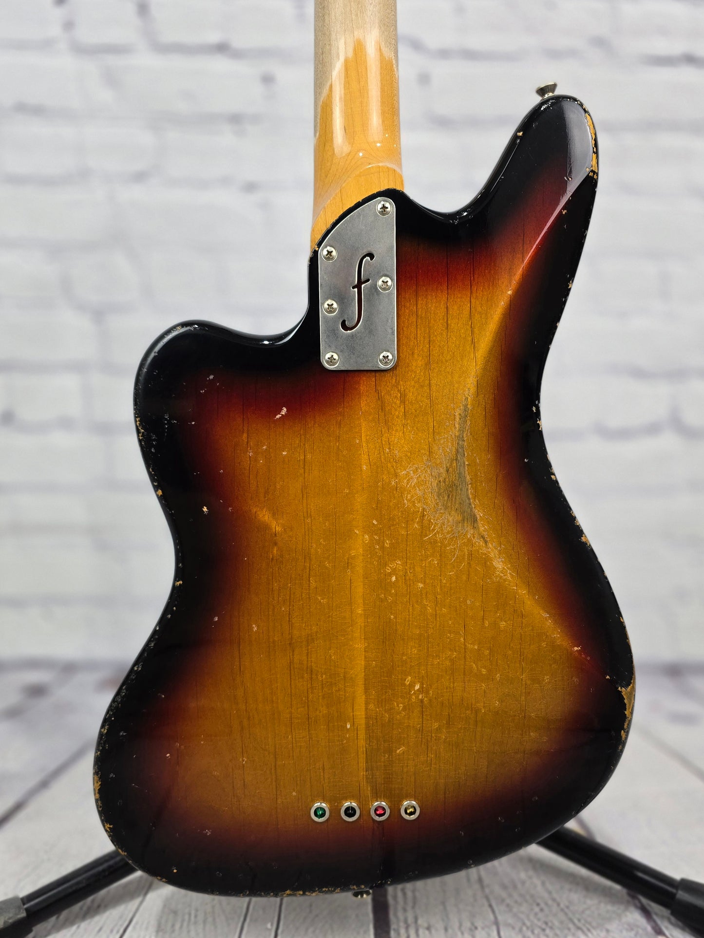Fano Guitars JM4 Oltre 4 String Bass Guitar 3TSB Sunburst Light Aged Distress
